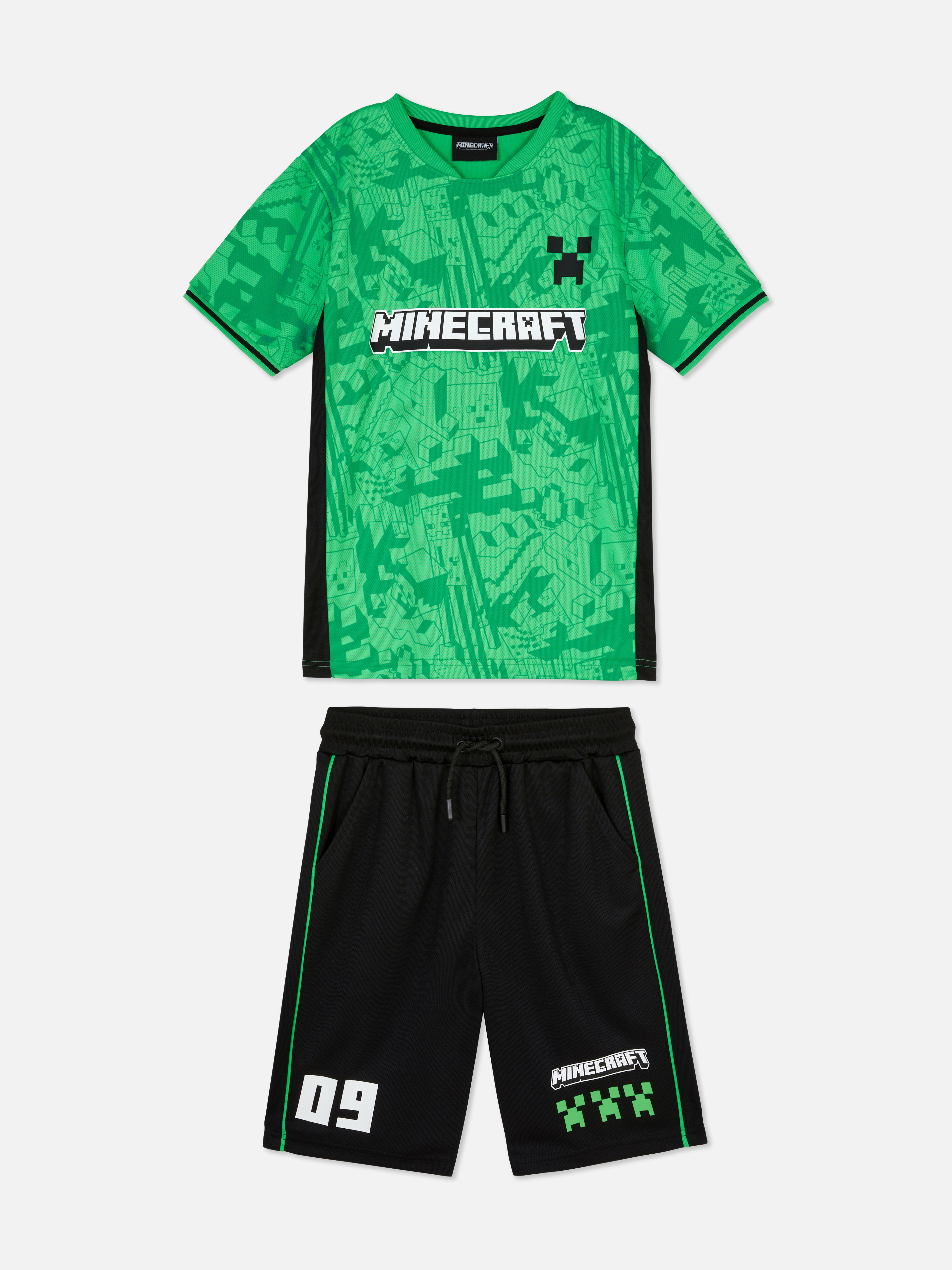Minecraft T-Shirt and Shorts Set