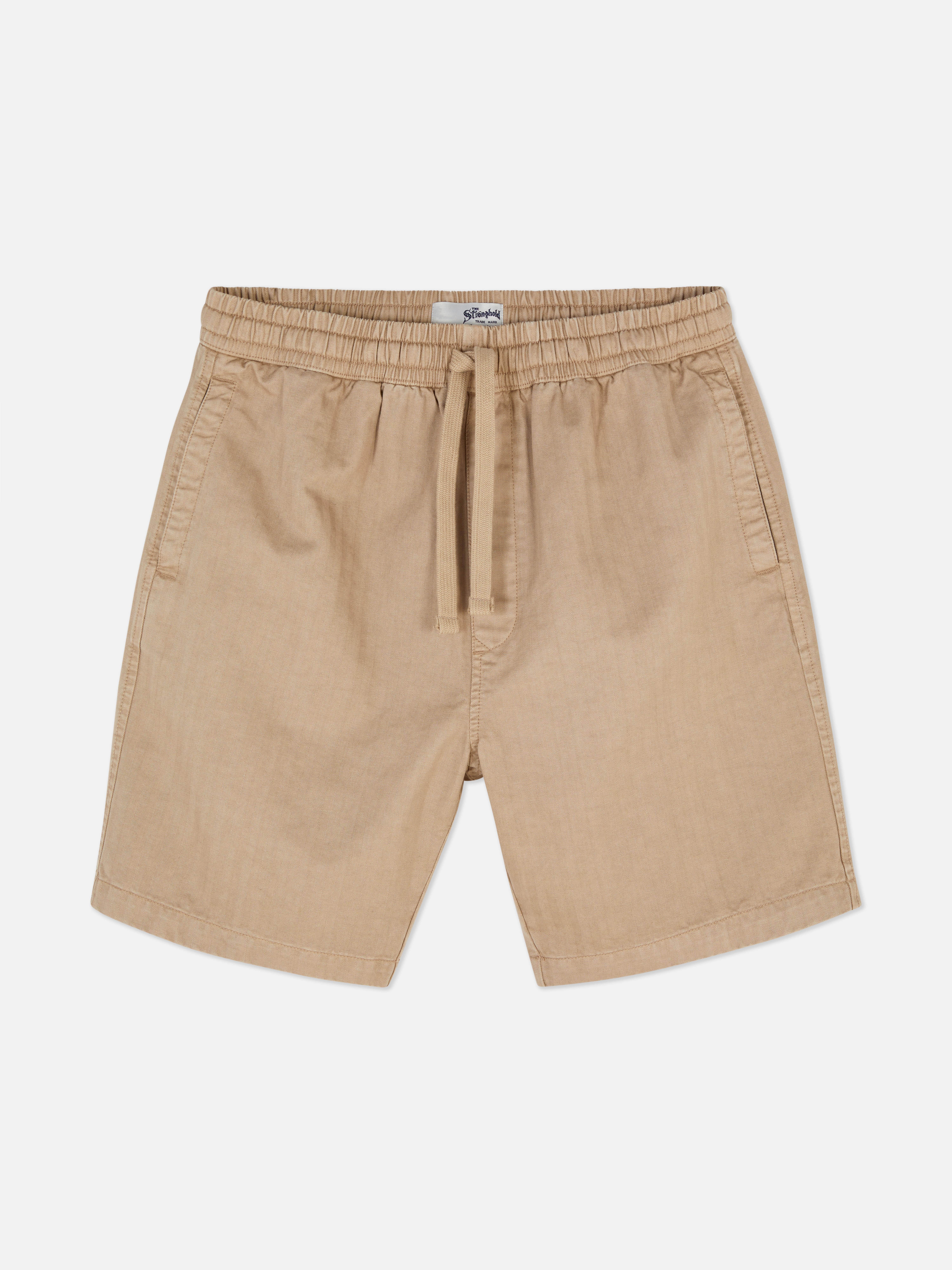 Bermudashort met visgraatmotief The Stronghold
