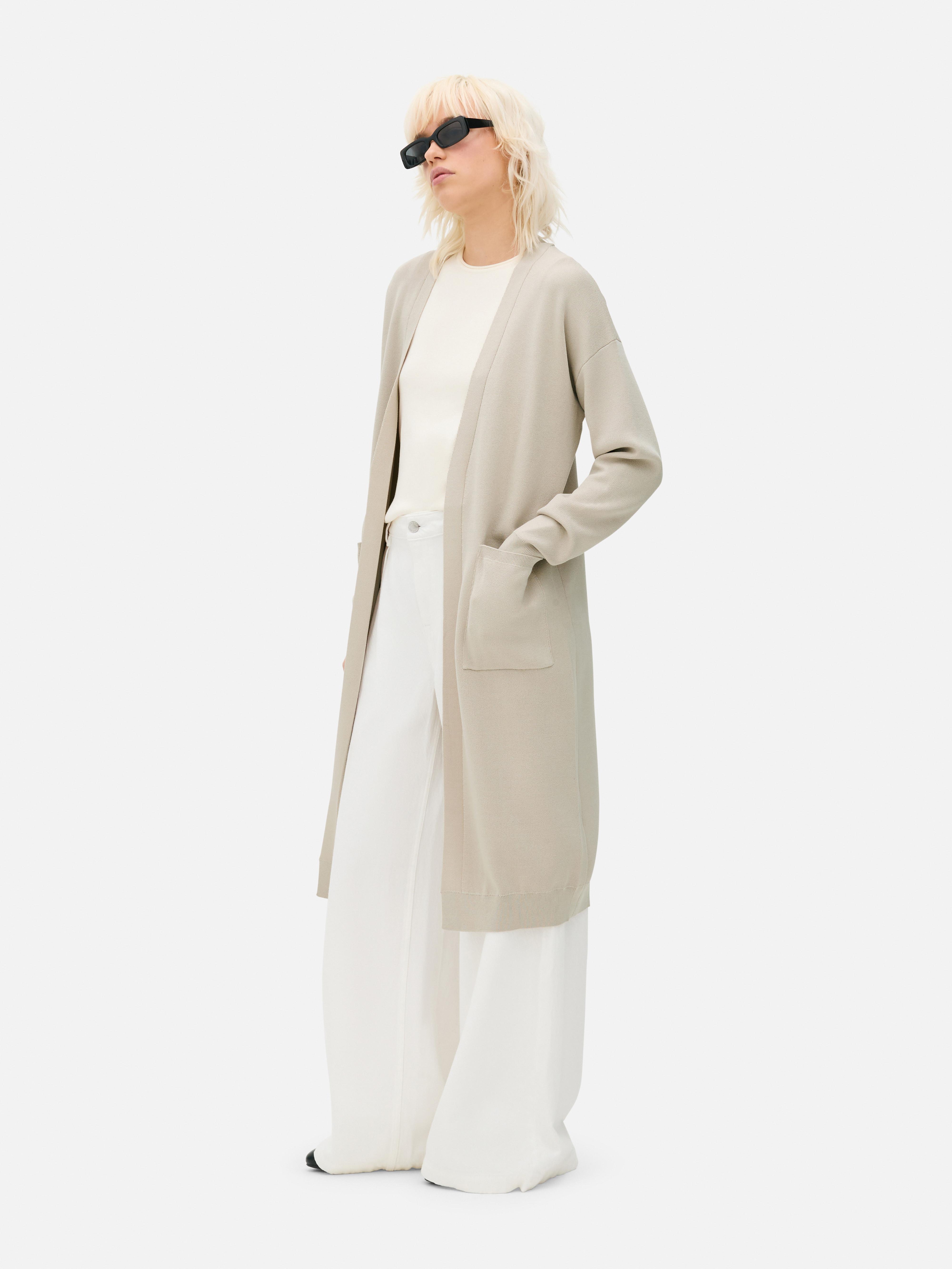 Women's Taupe Edge-to-Edge Long Cardigan | Primark Women's Taupe Edge-to-Edge Long Cardigan | Primark