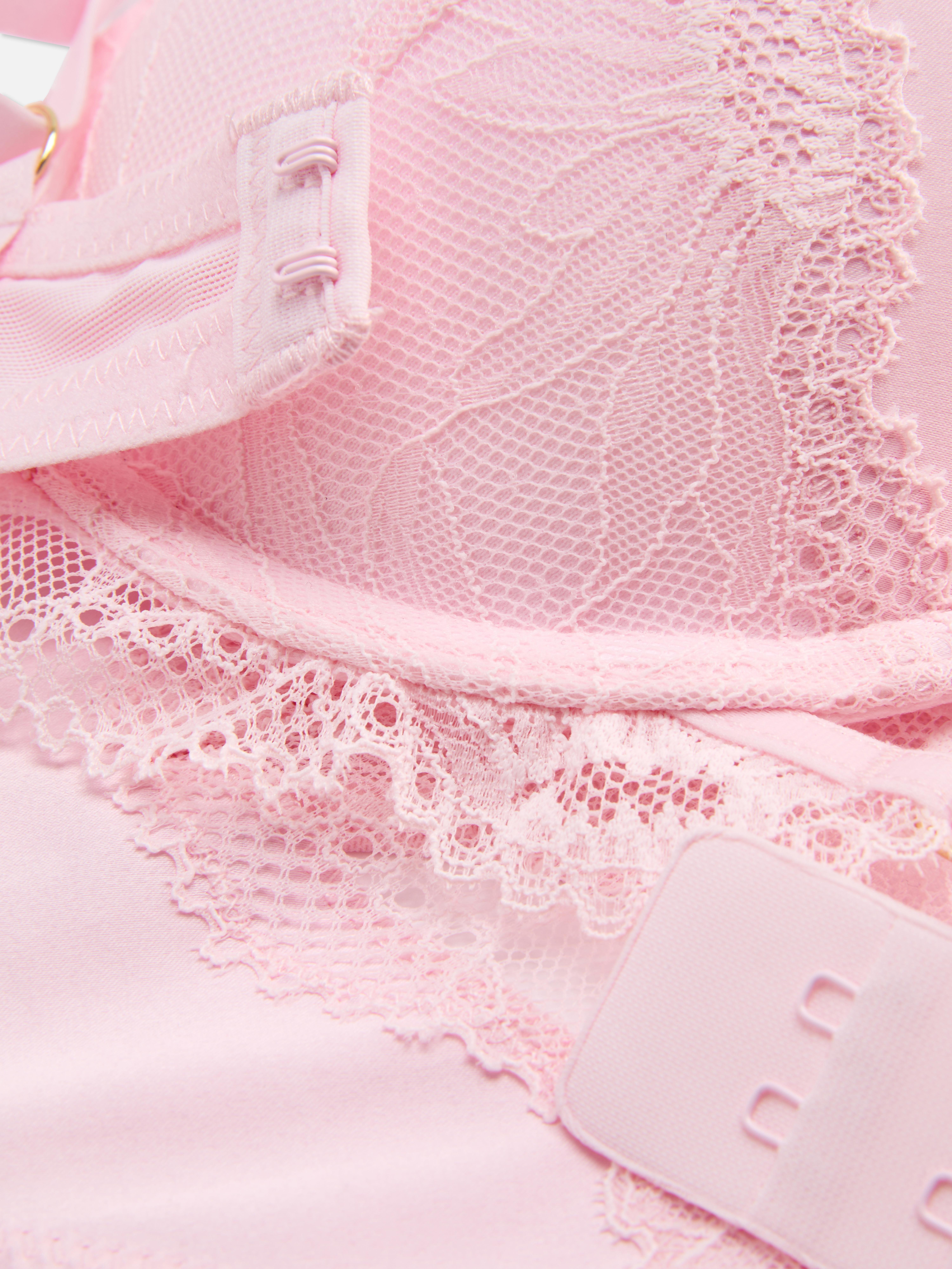 Satin Lace Maximise Lingerie Set