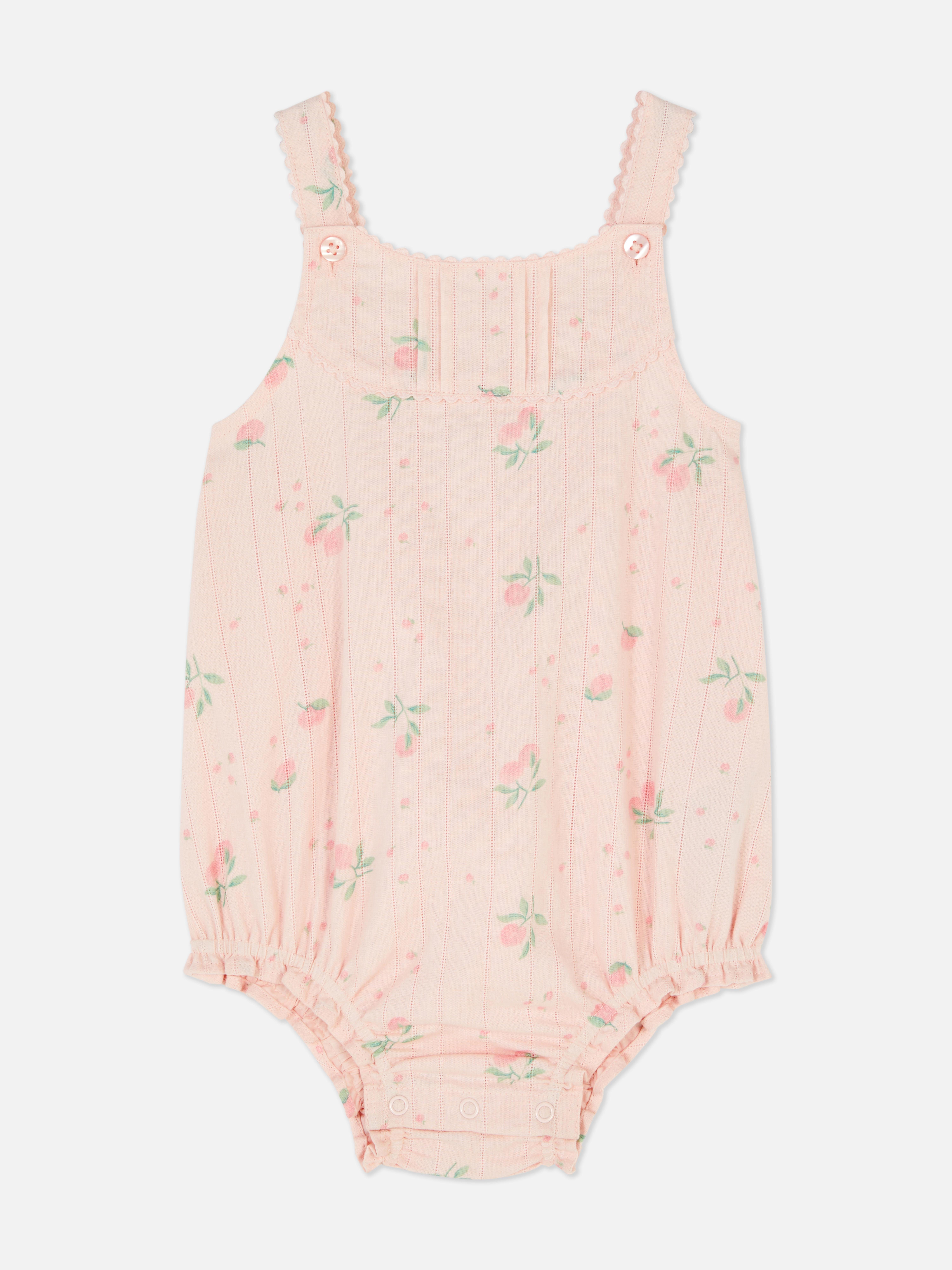 Fruit Pattern Newborn Romper