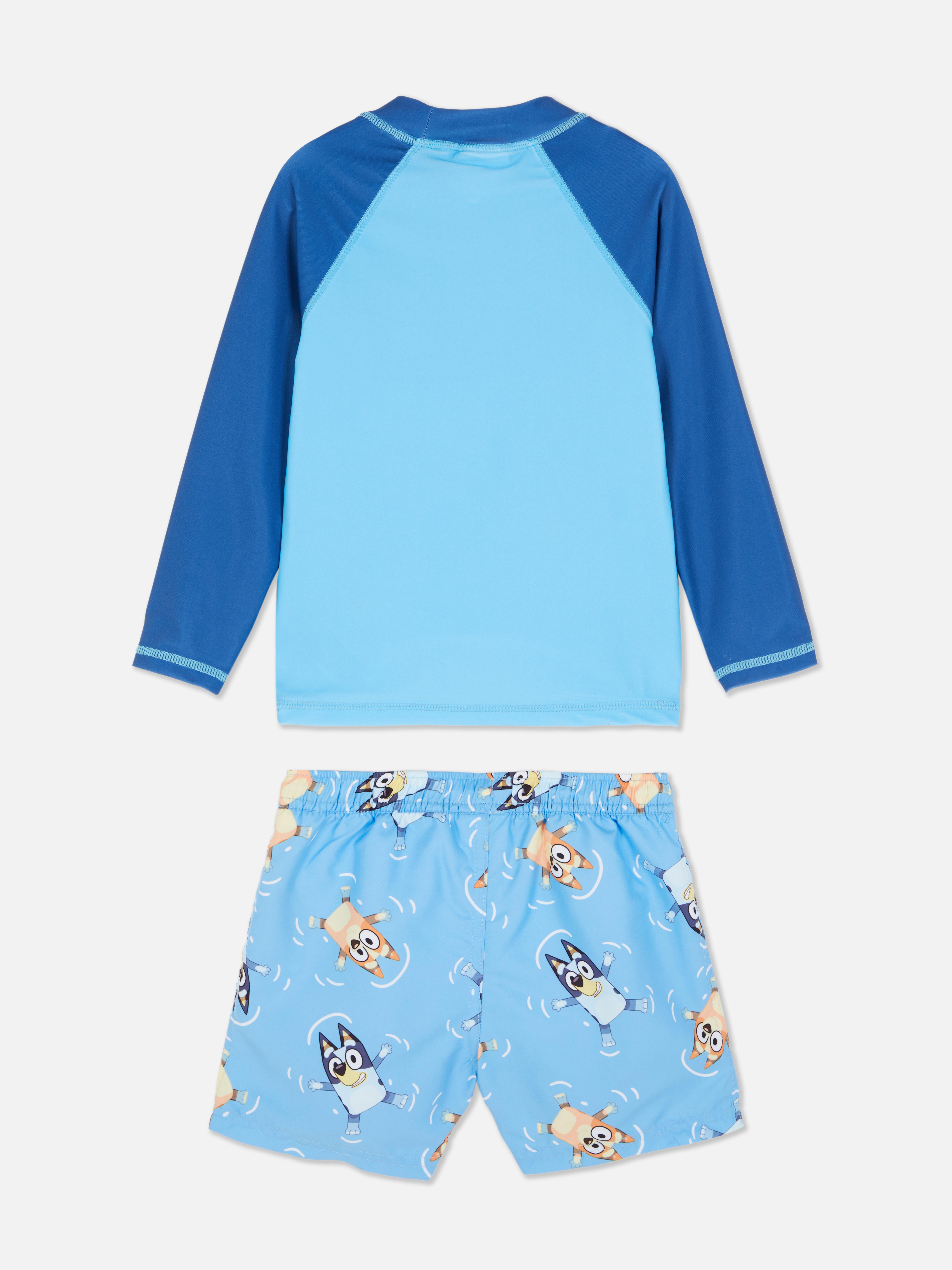 Bluey Swim Shirt and Shorts Set