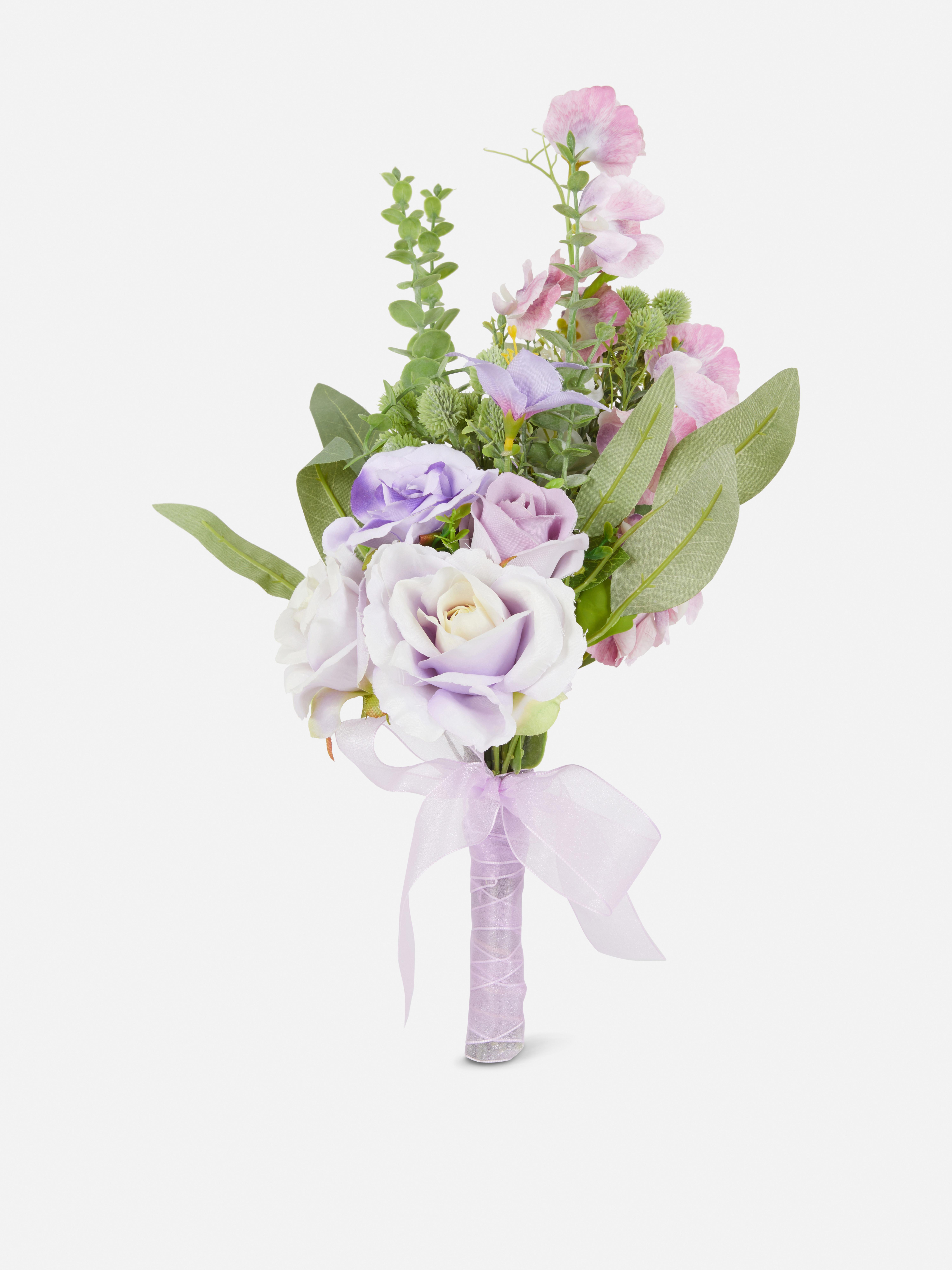Ramo de flores sintéticas mediano