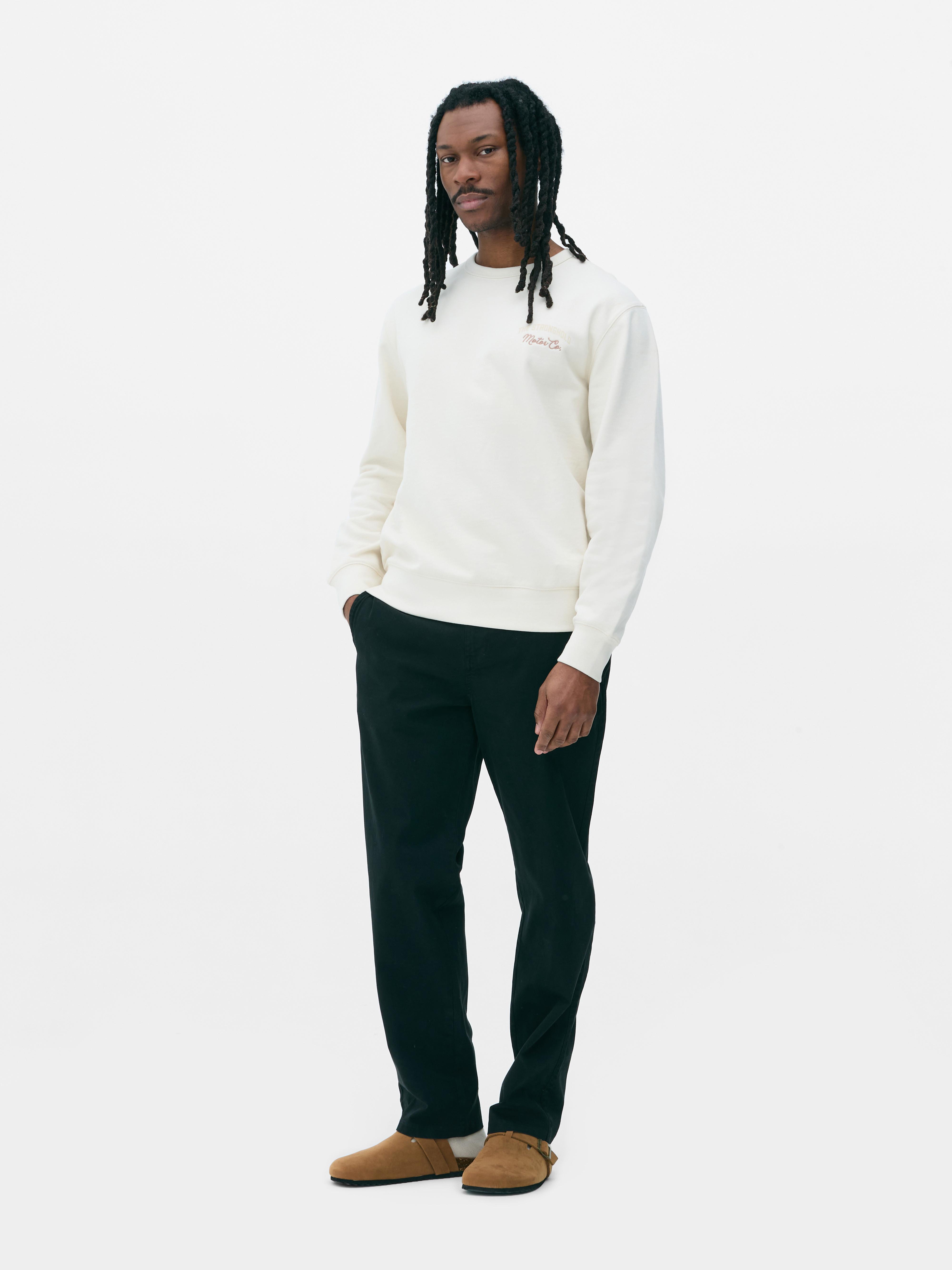 Graphic Crew Neck Sweatshirt