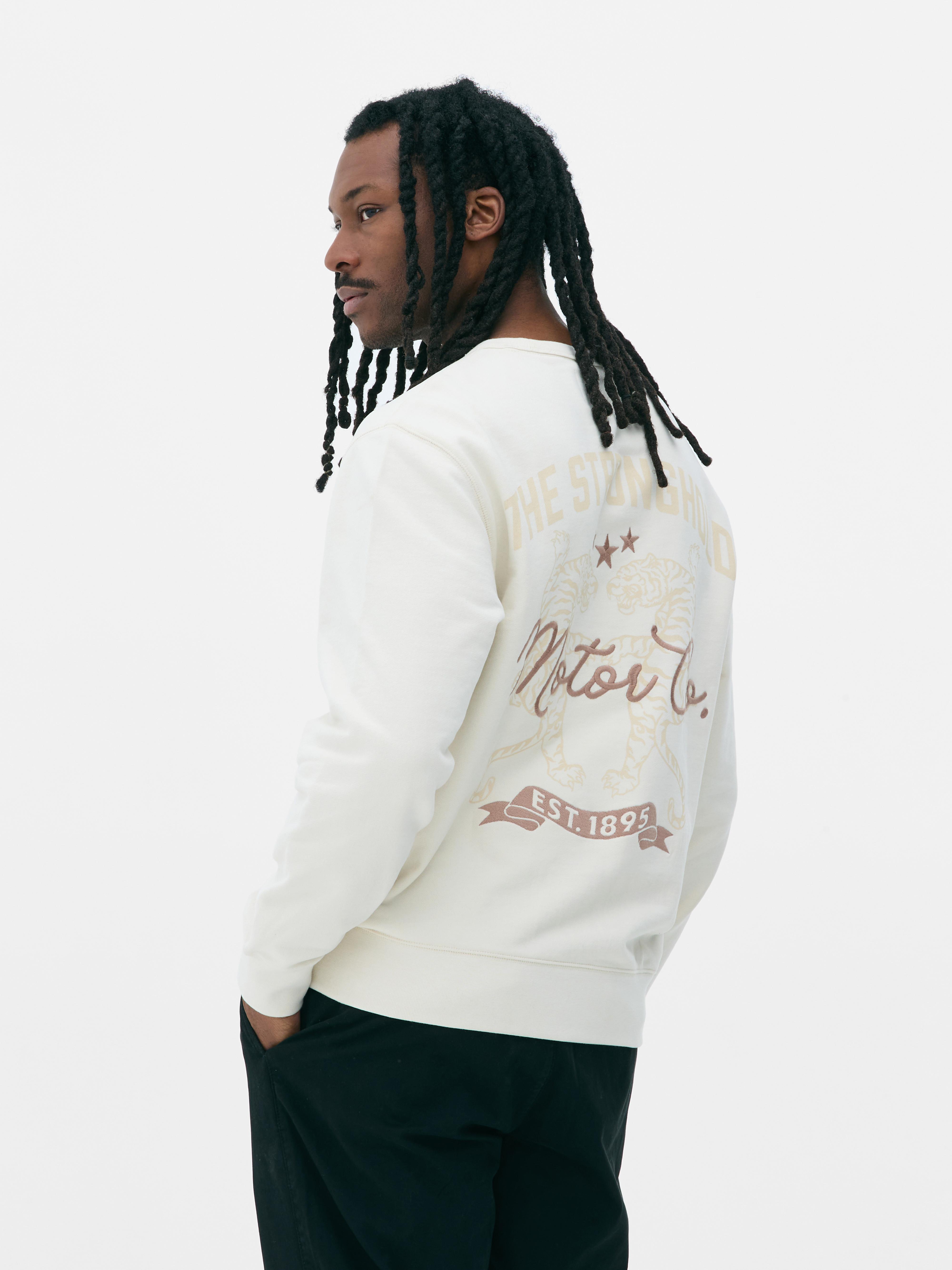 Sweat-Shirt Essentials X Sofia Grainge Femme - Épaules Tombantes Col Rond Confortable