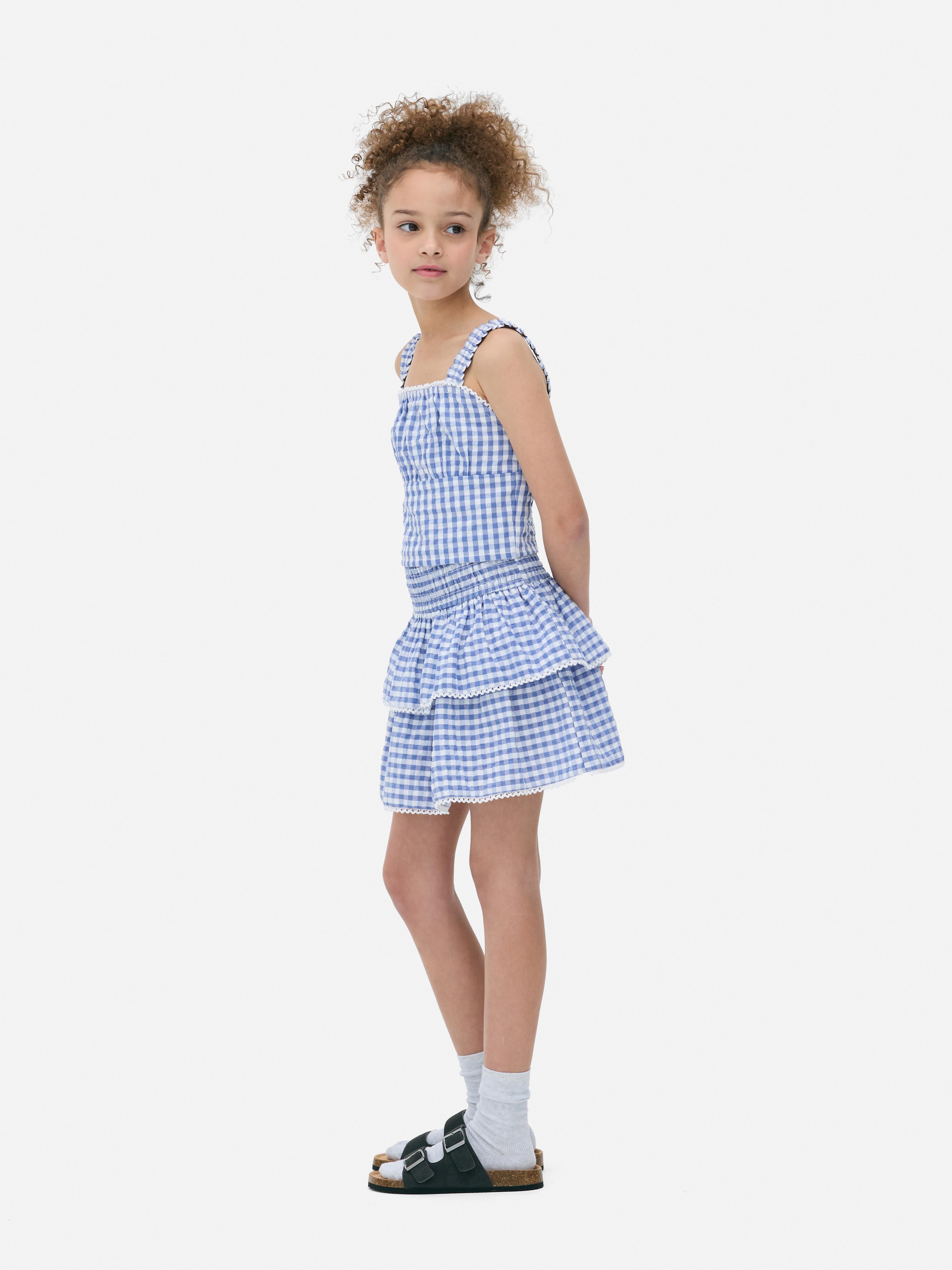 Gingham Lace Rara Skirt