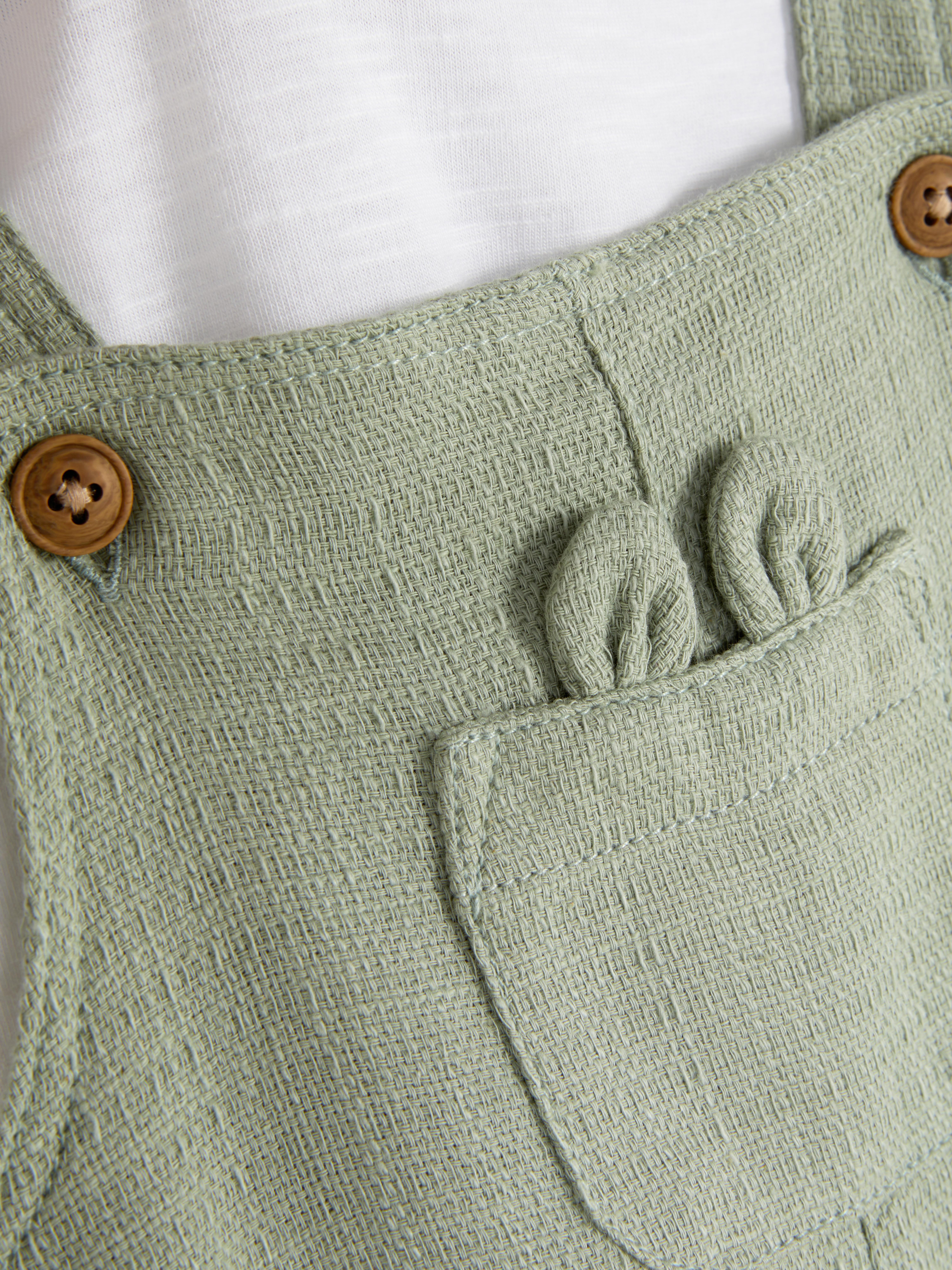 Newborn Bodysuit and Dungarees Set