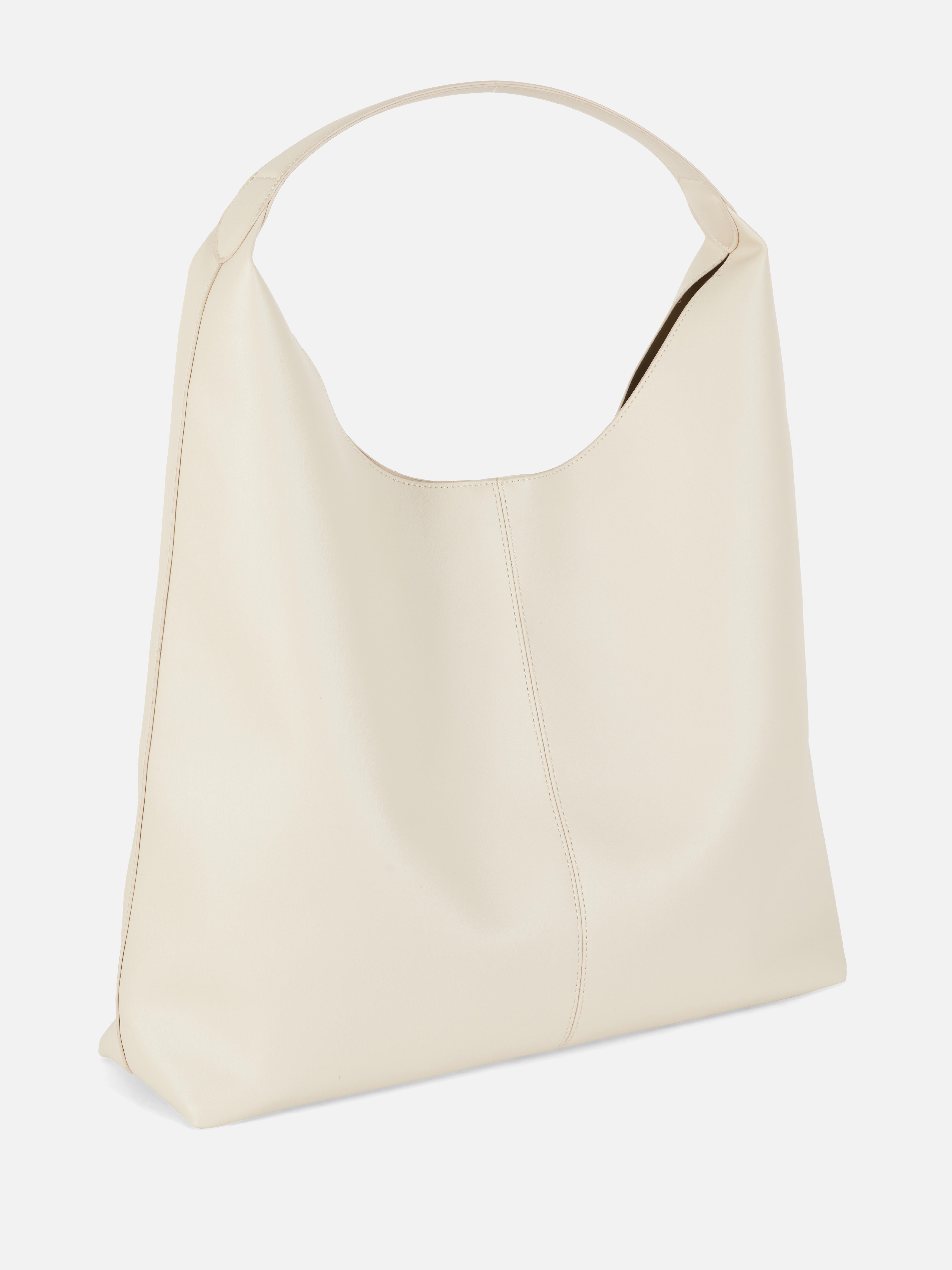 U-vormige shopper van imitatieleer