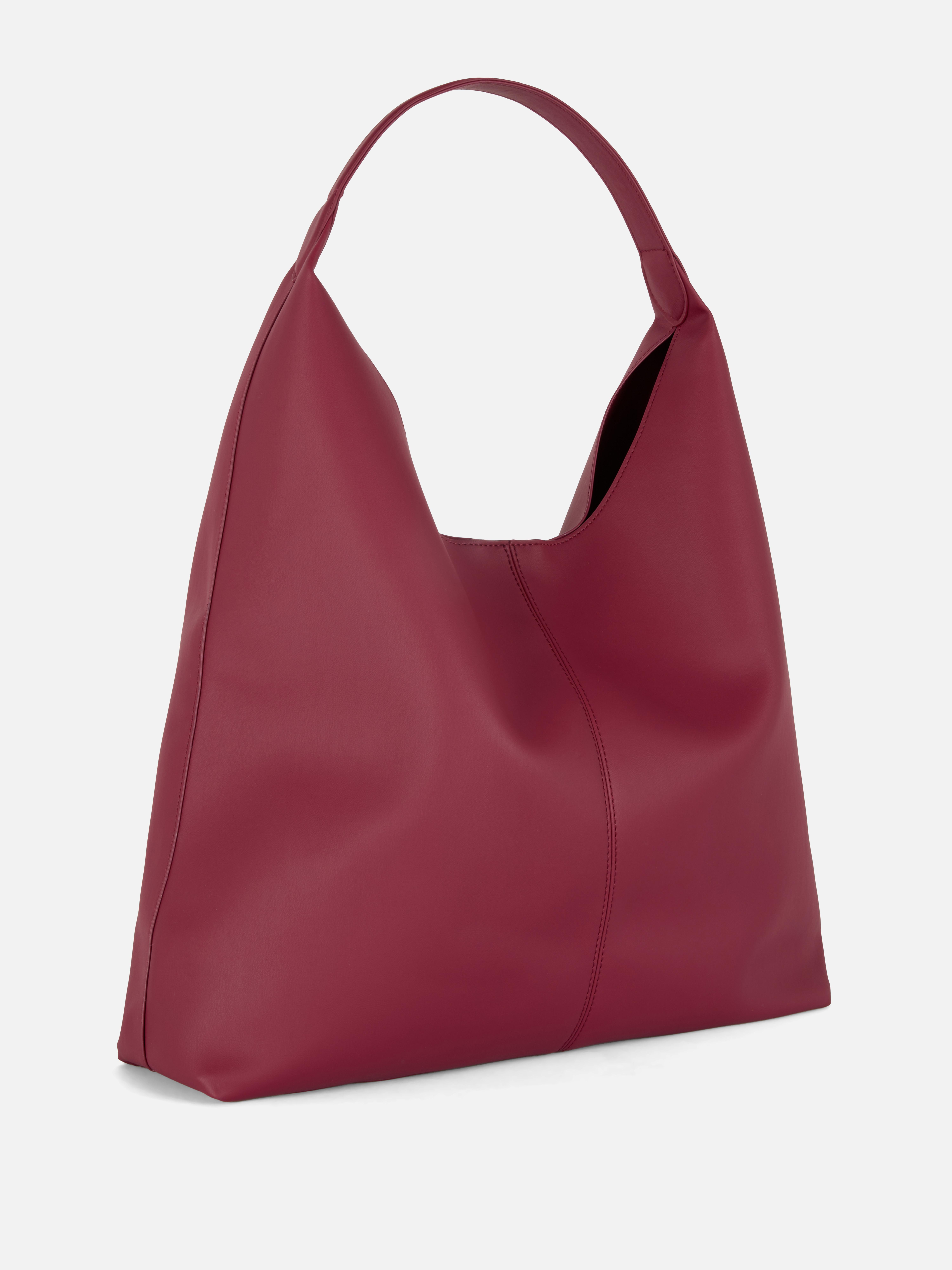 Cabas à haut arrondi en simili cuir