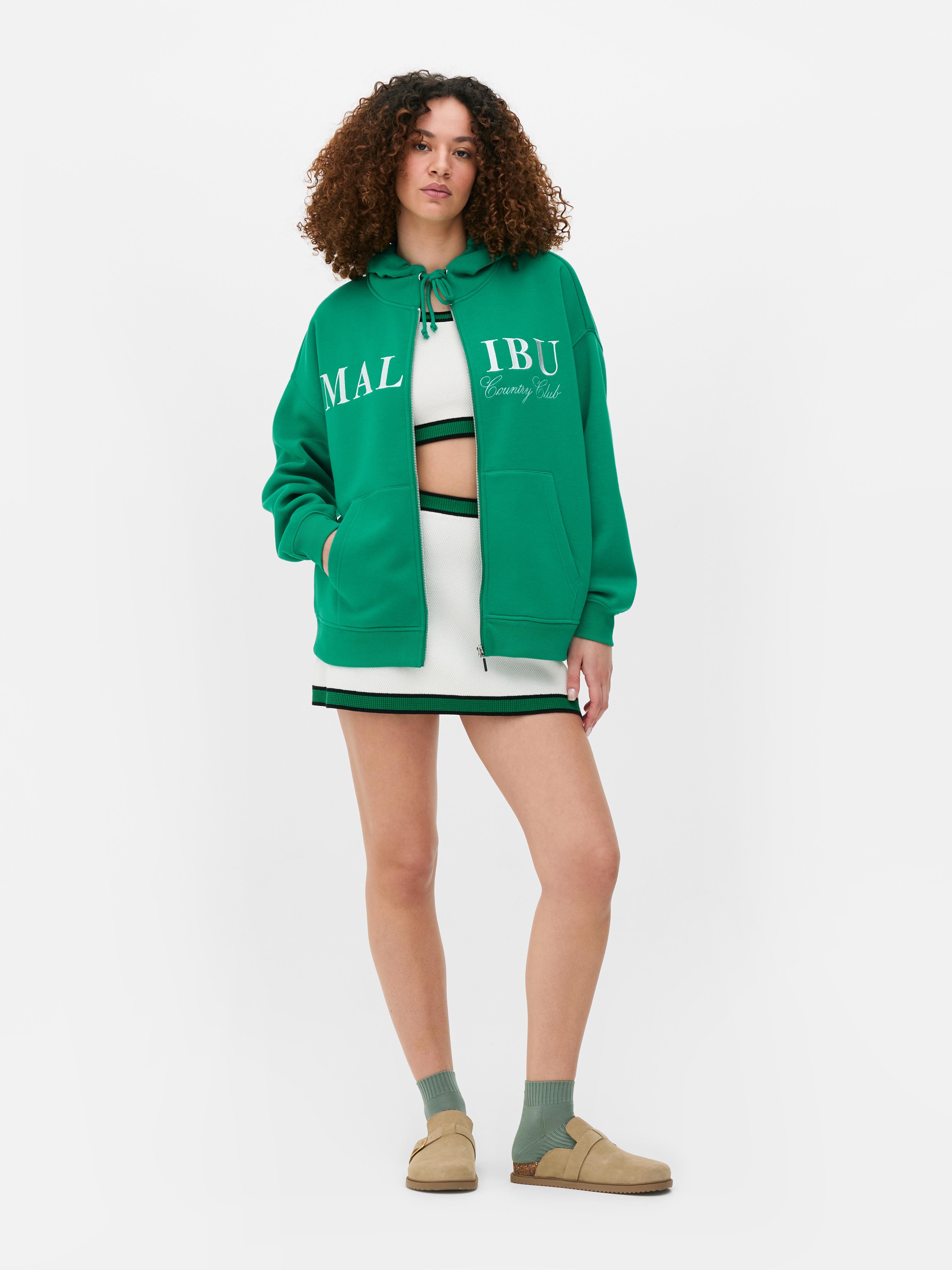Oversized Zip-Up Hoodie