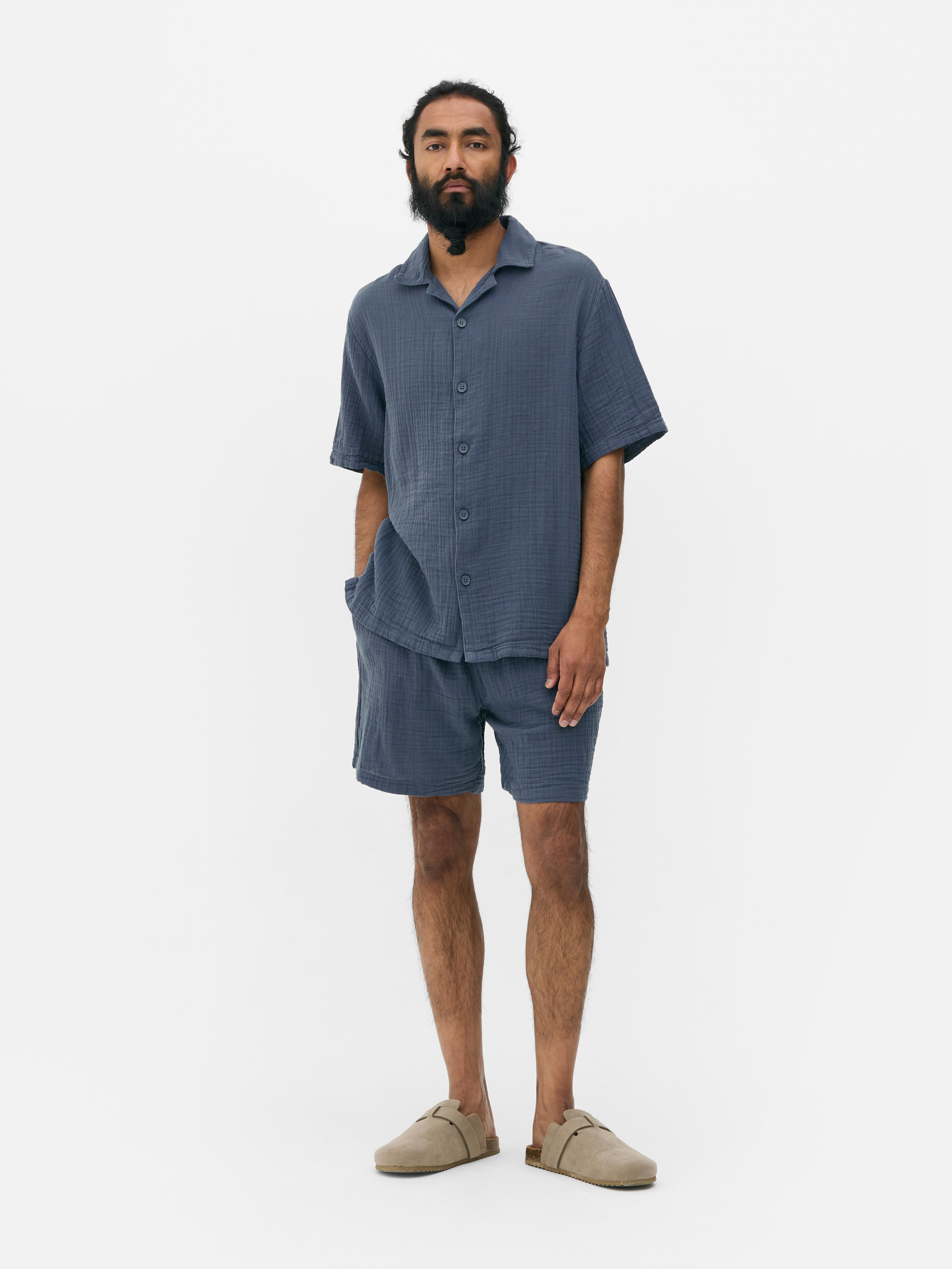 Chemise en mousseline à manches courtes