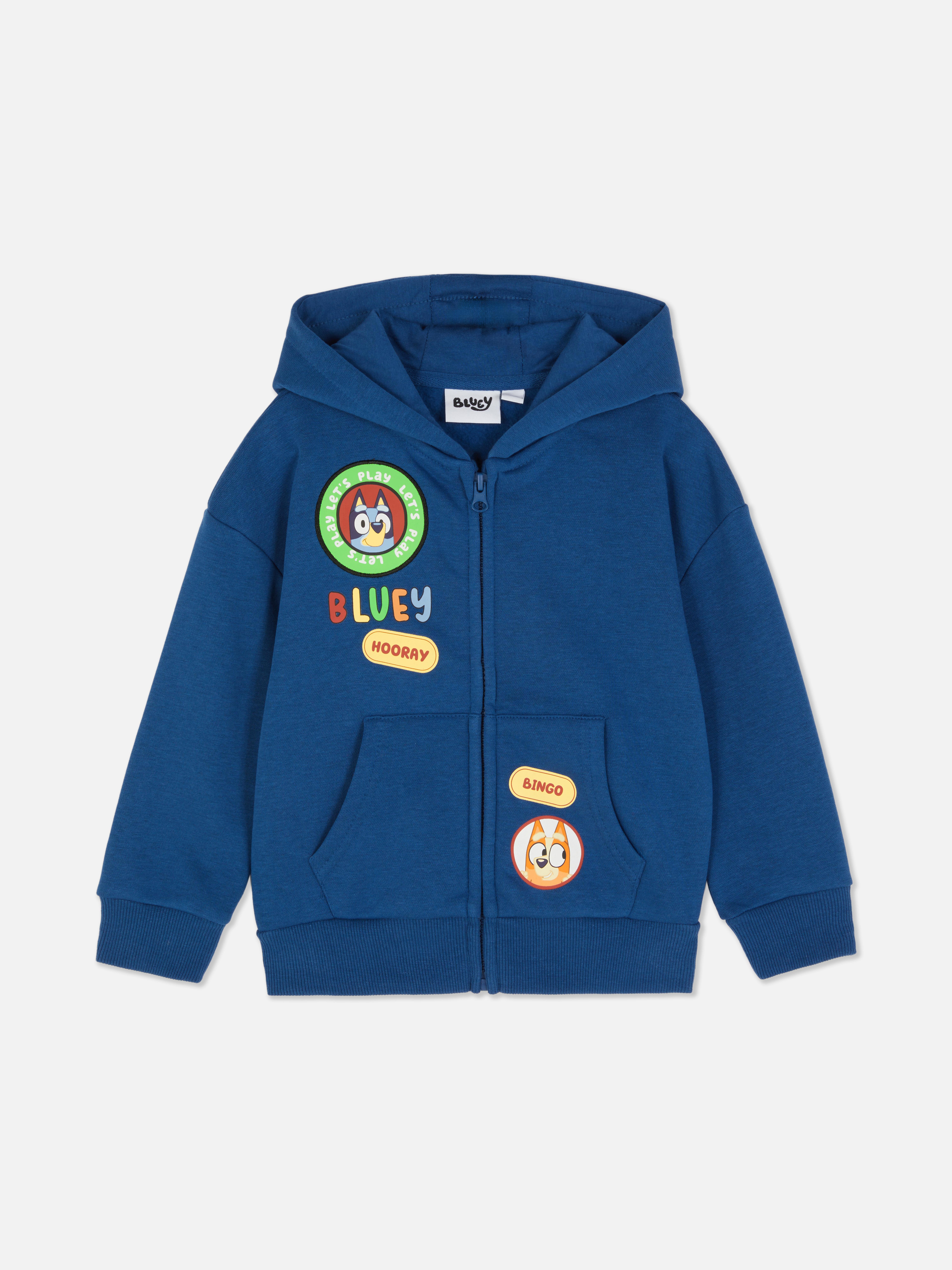Sweat à capuche zippé Bluey