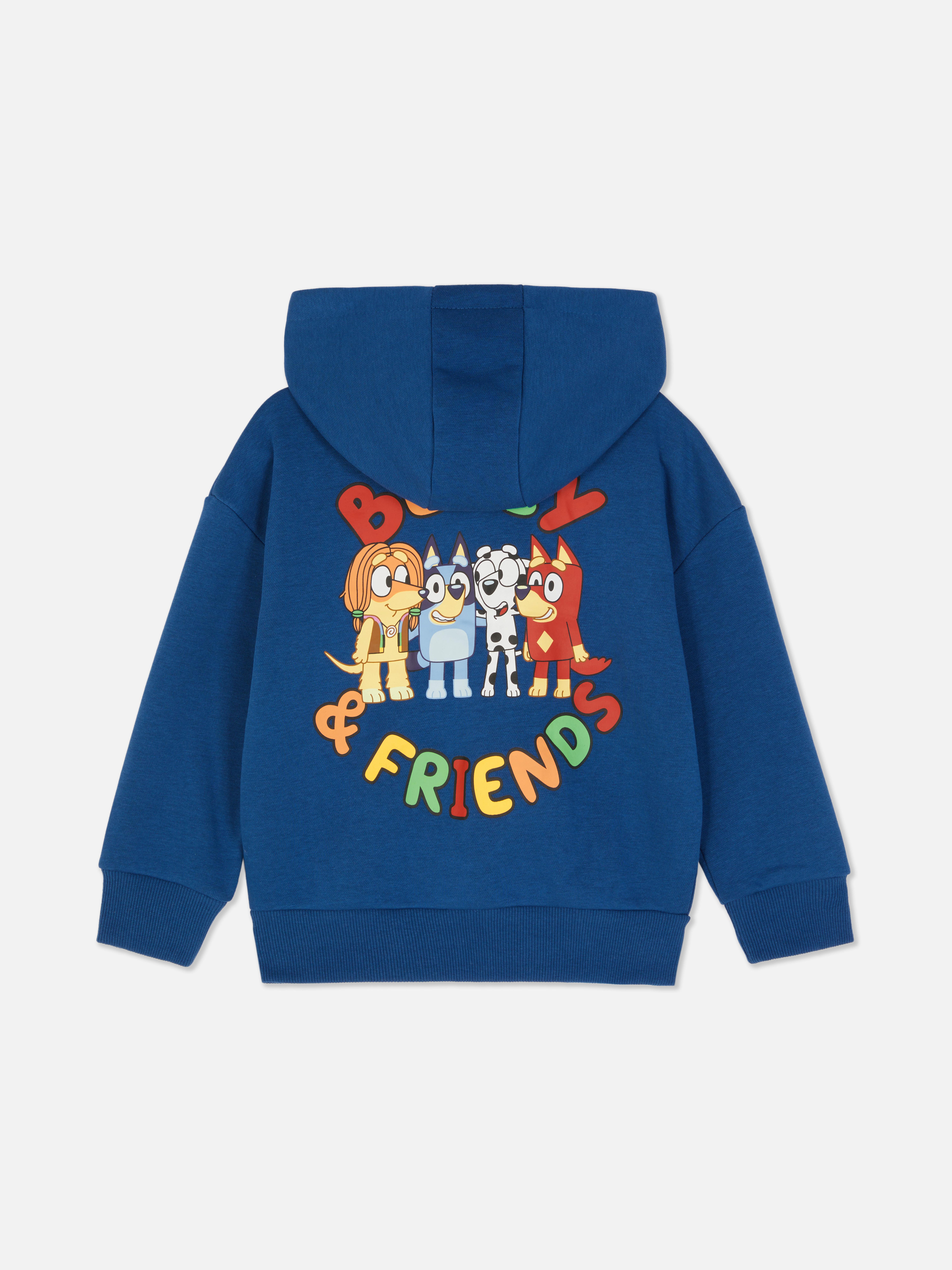 Sweat à capuche zippé Bluey