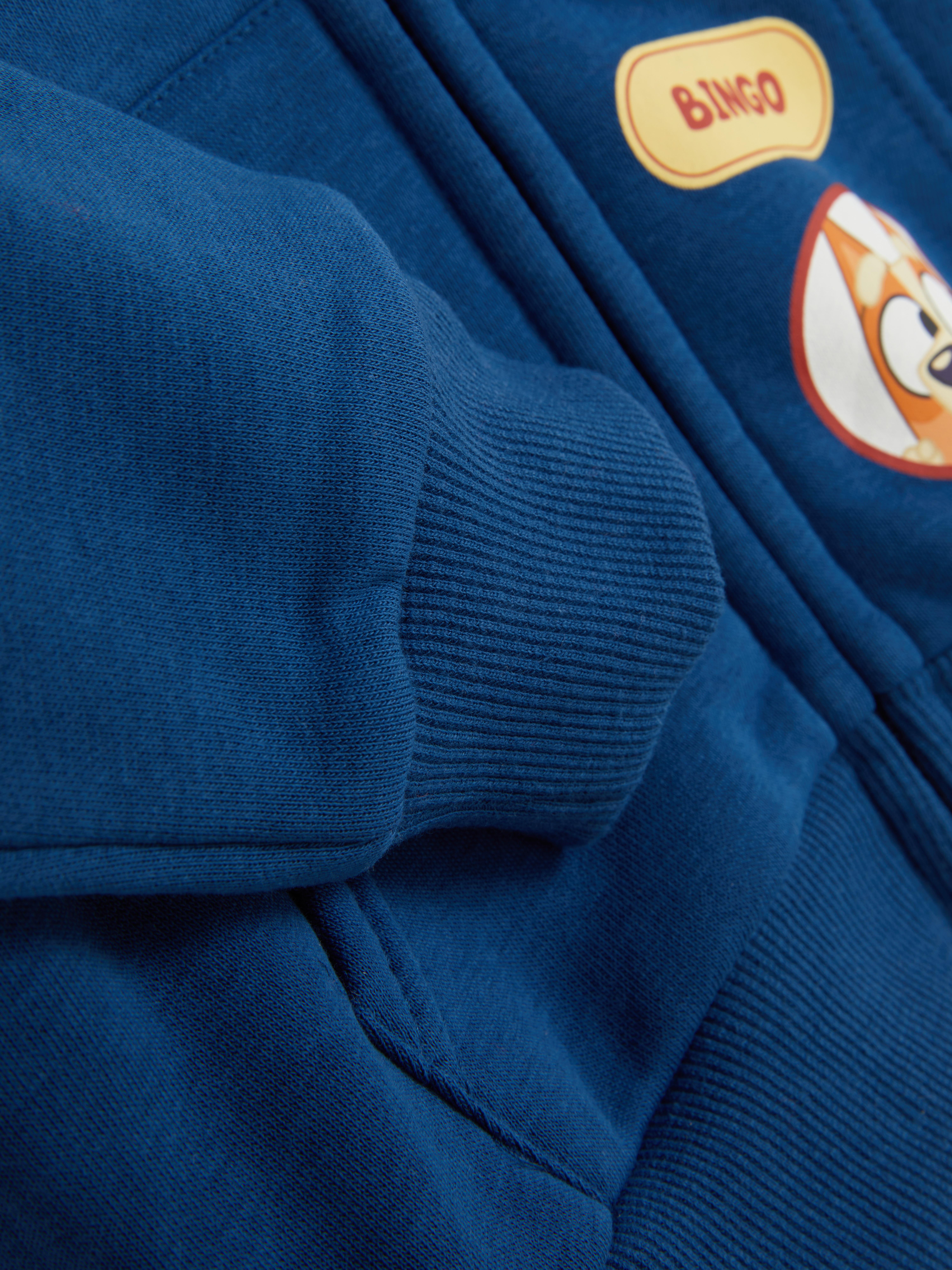 Sweat à capuche zippé Bluey