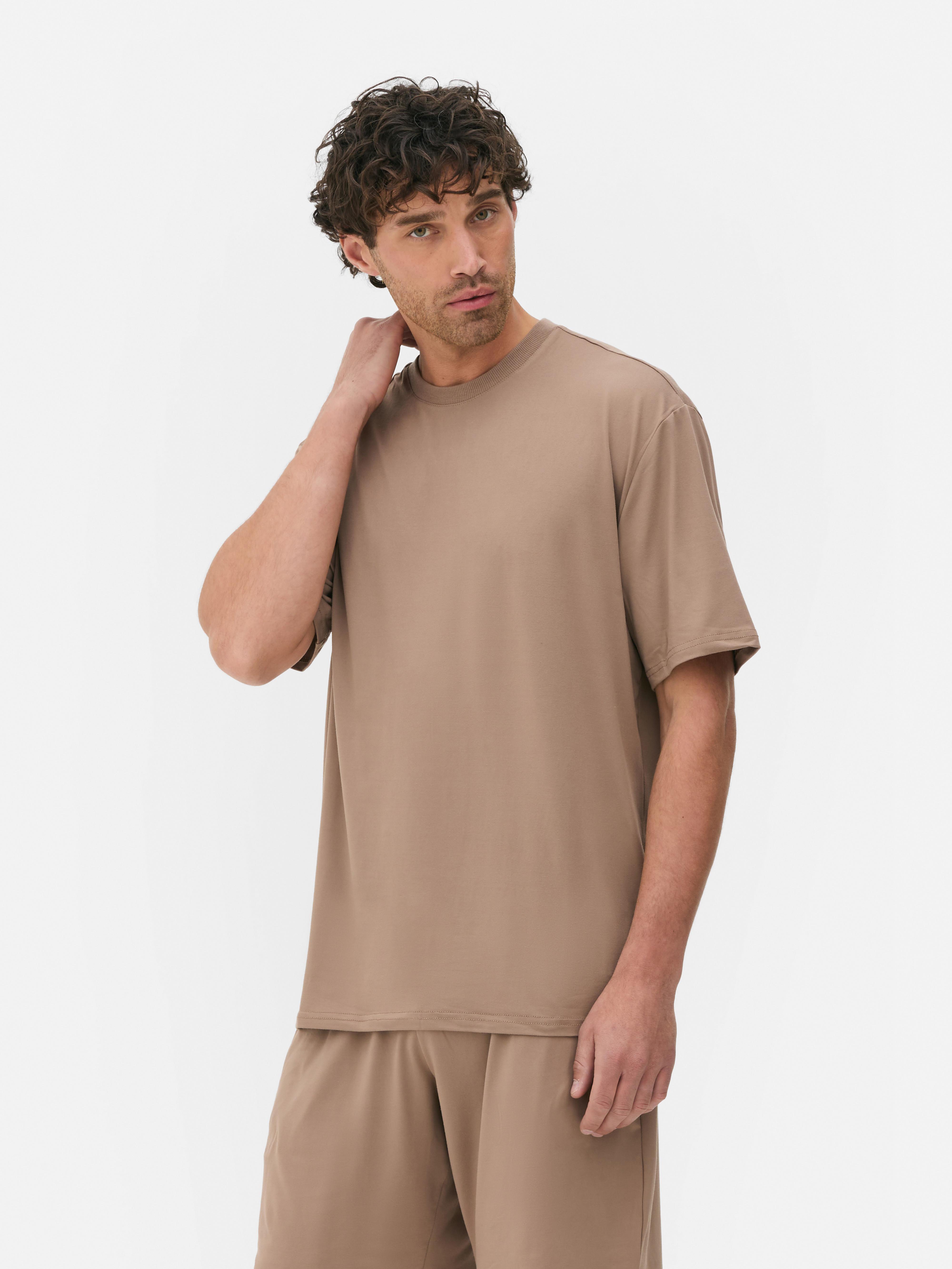 Ultrazachte pyjamatop met korte mouwen