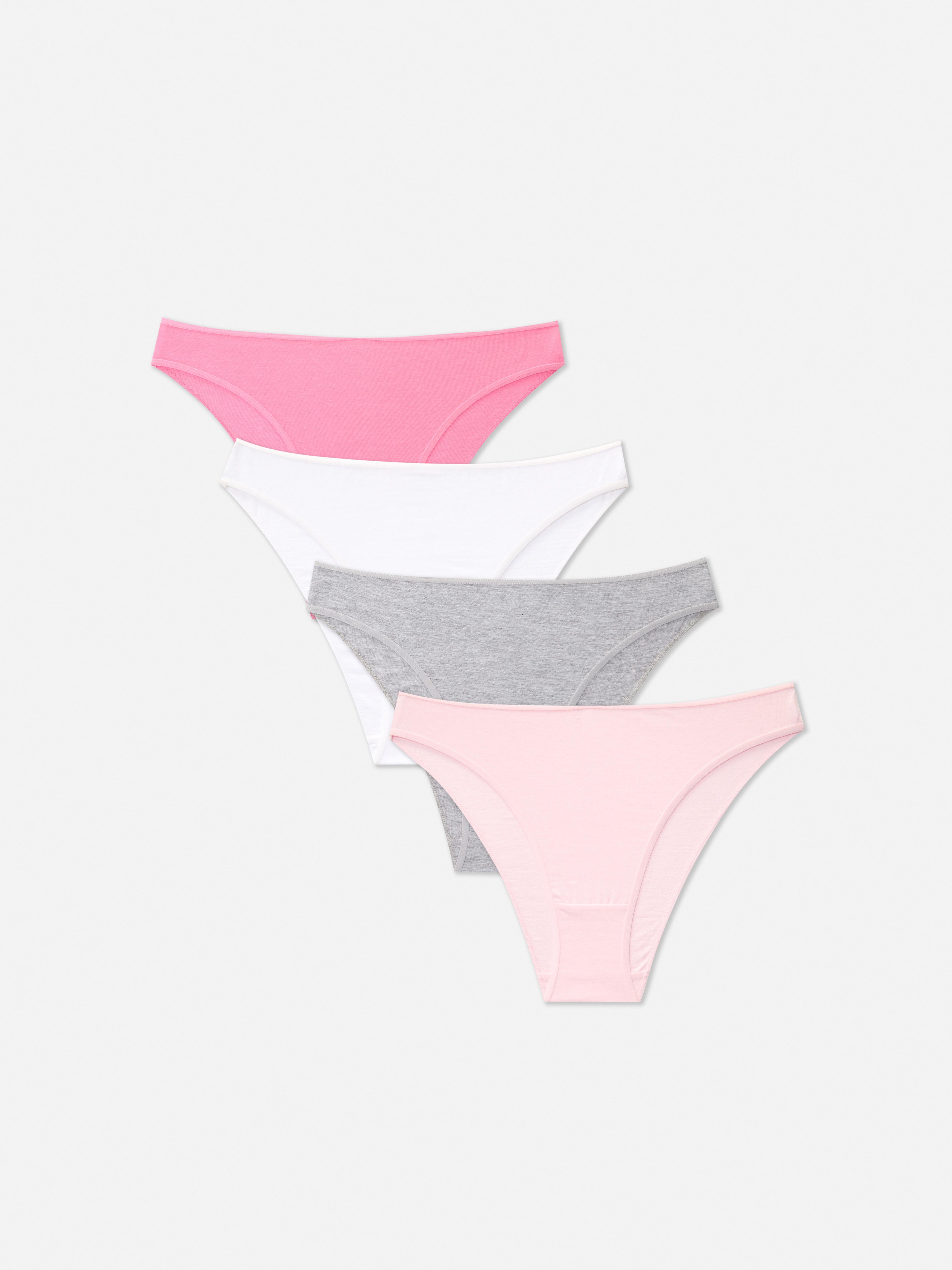 4pk High Leg Briefs