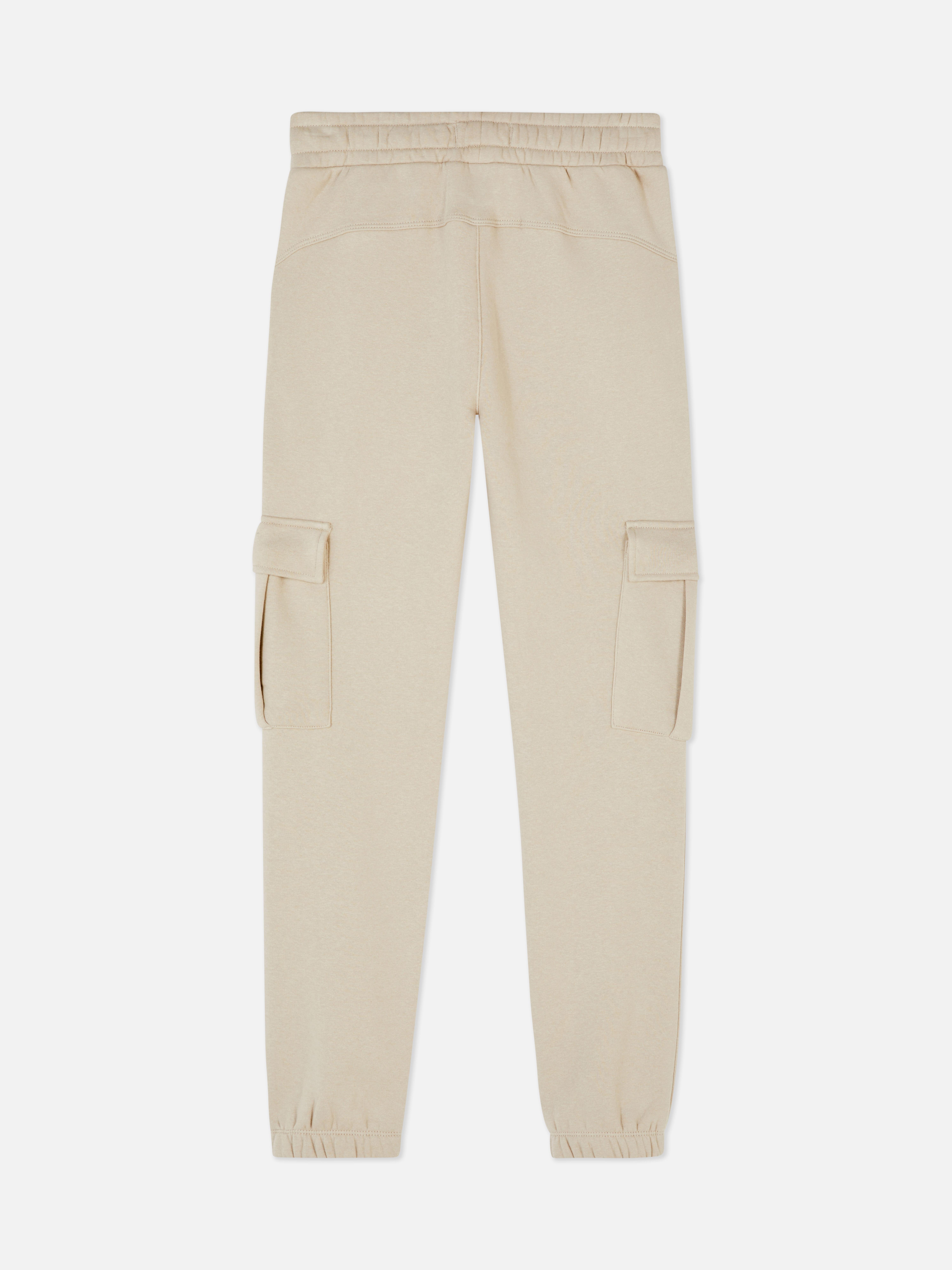 Bas de jogging cargo en jersey