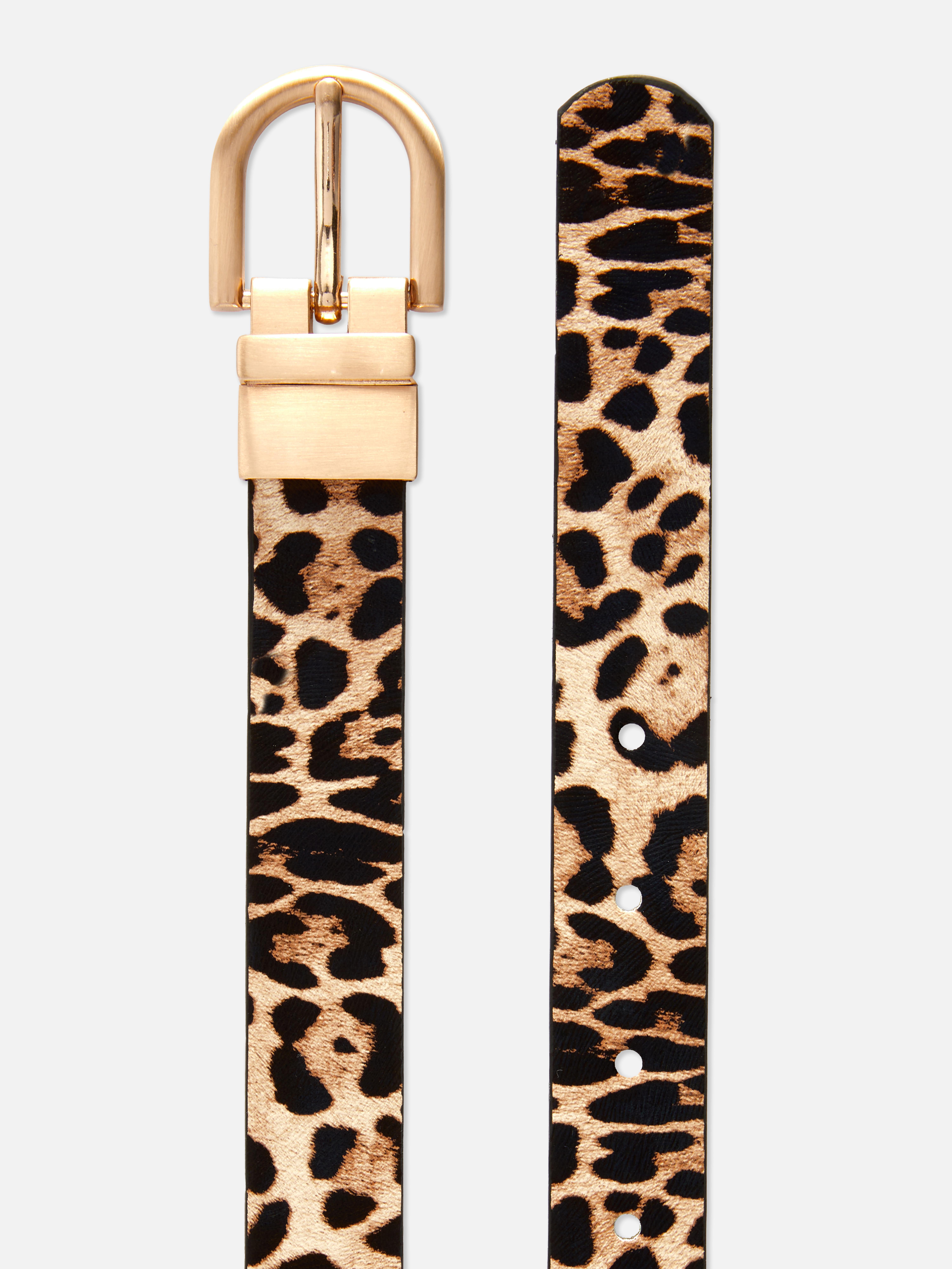 Oval Buckle Reversible Belt