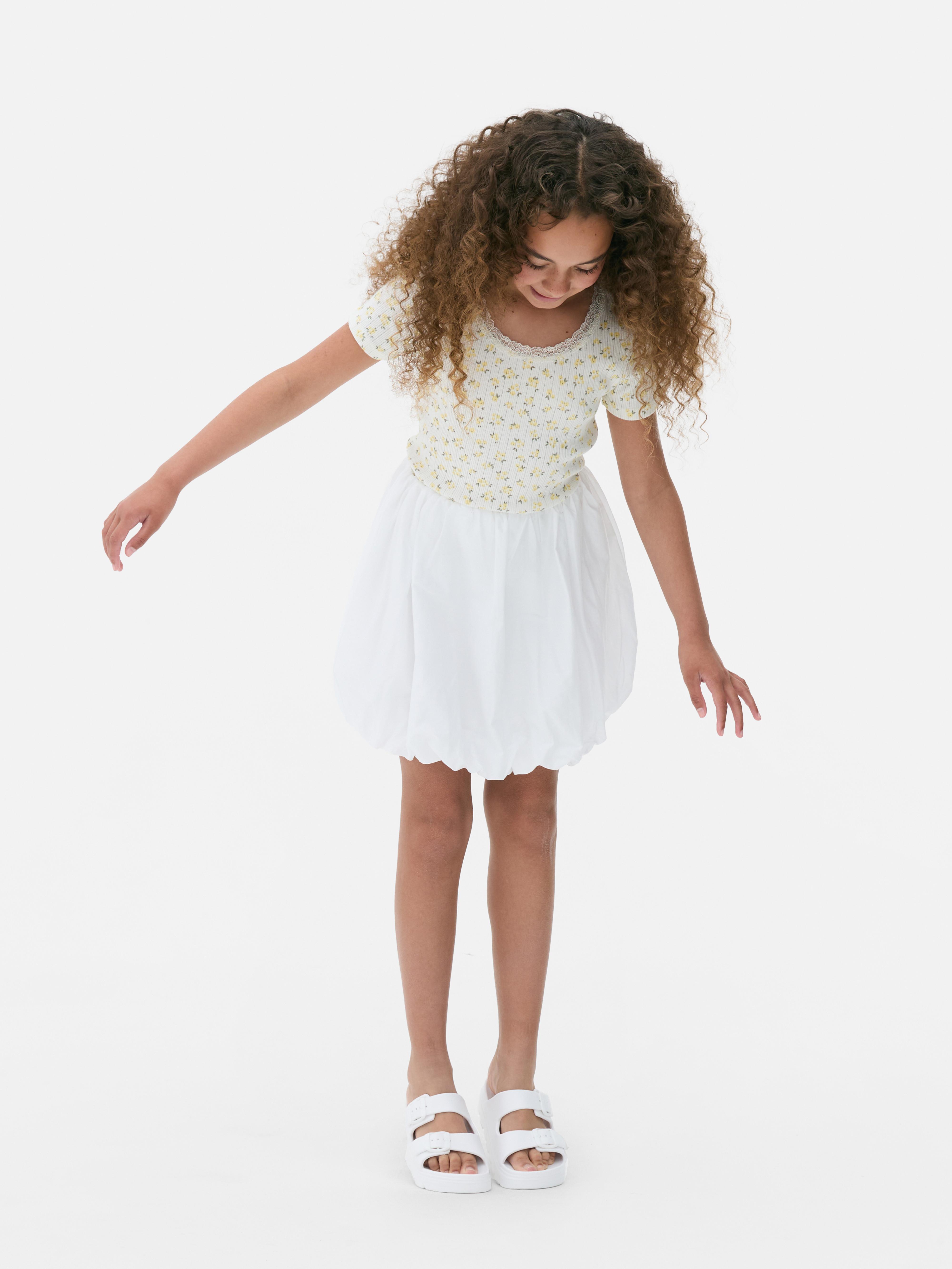 Bubble Hem Skirt