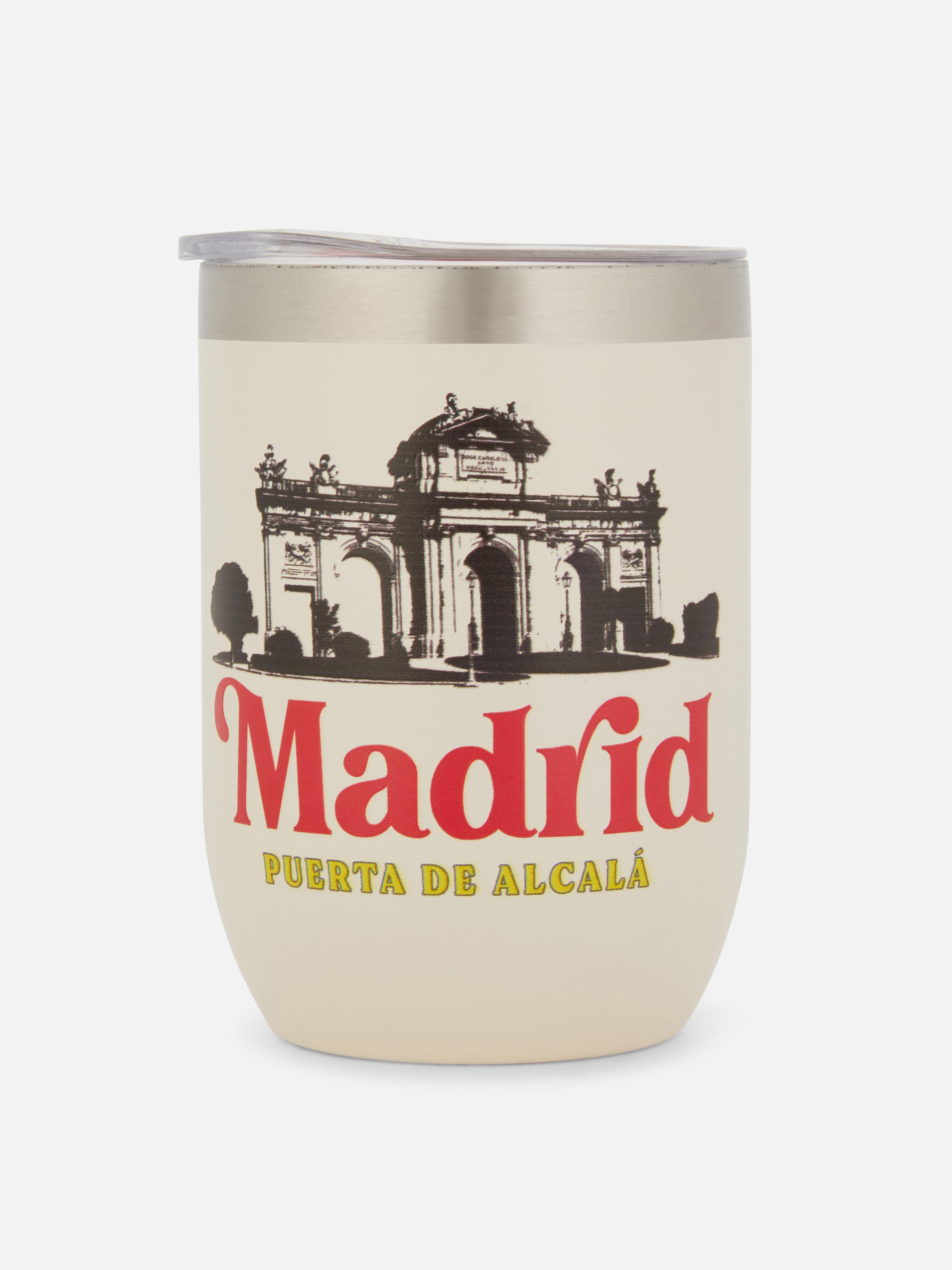 Vaso de café reutilizable de Madrid