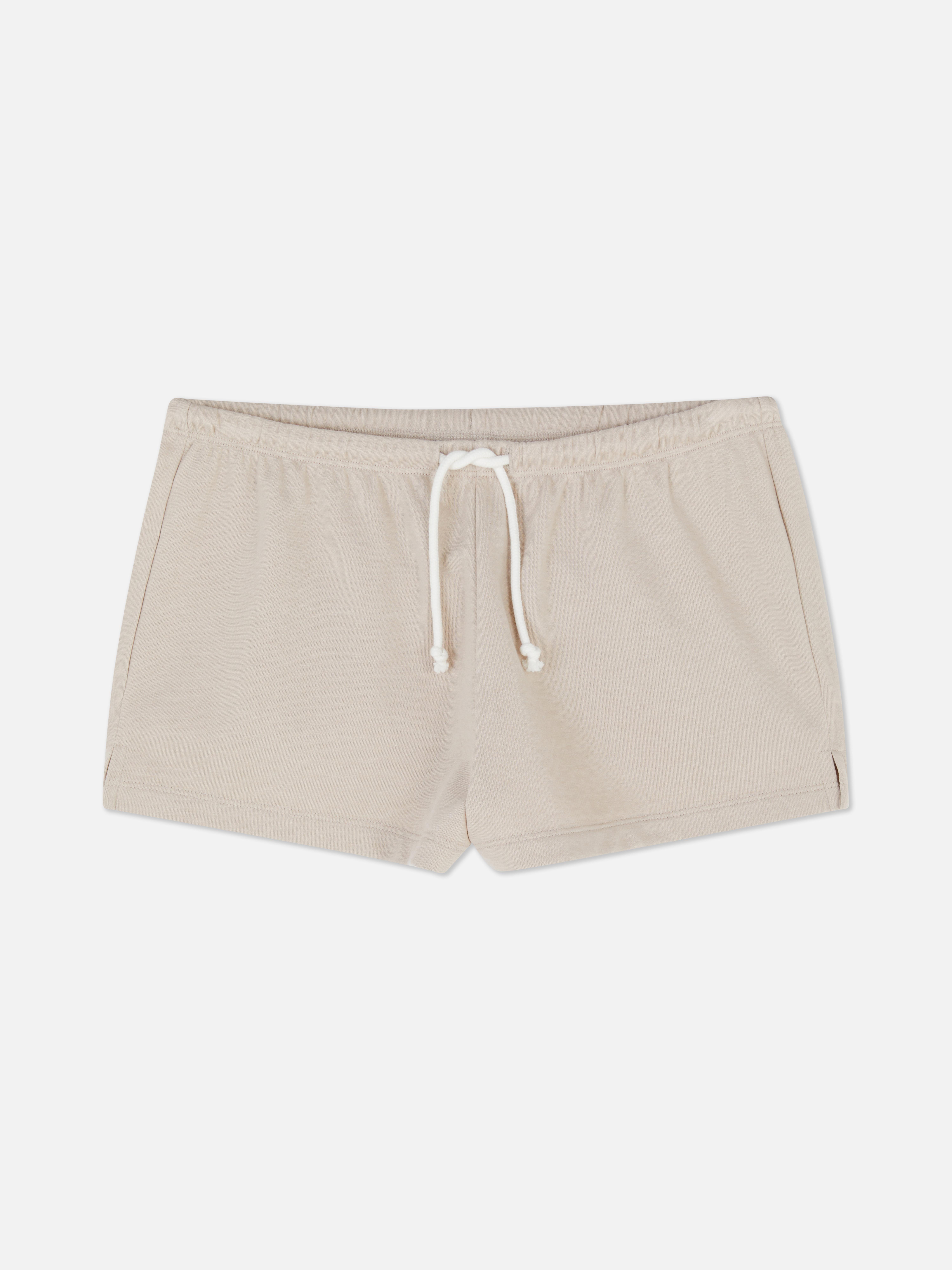 Jersey Tie Waist Shorts