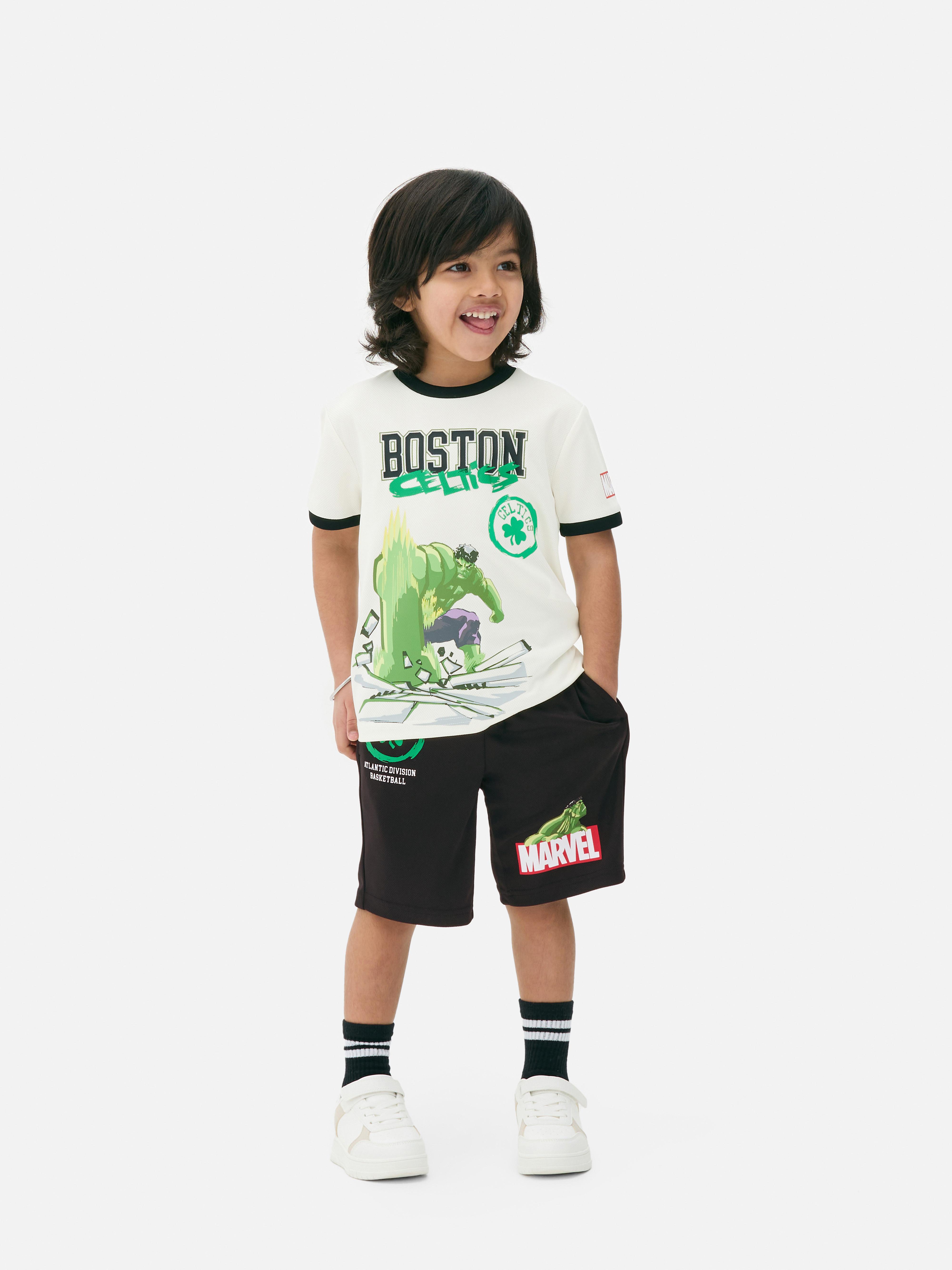 „Marvel Hulk Boston Celtics“ Schlafanzug mit Shorts