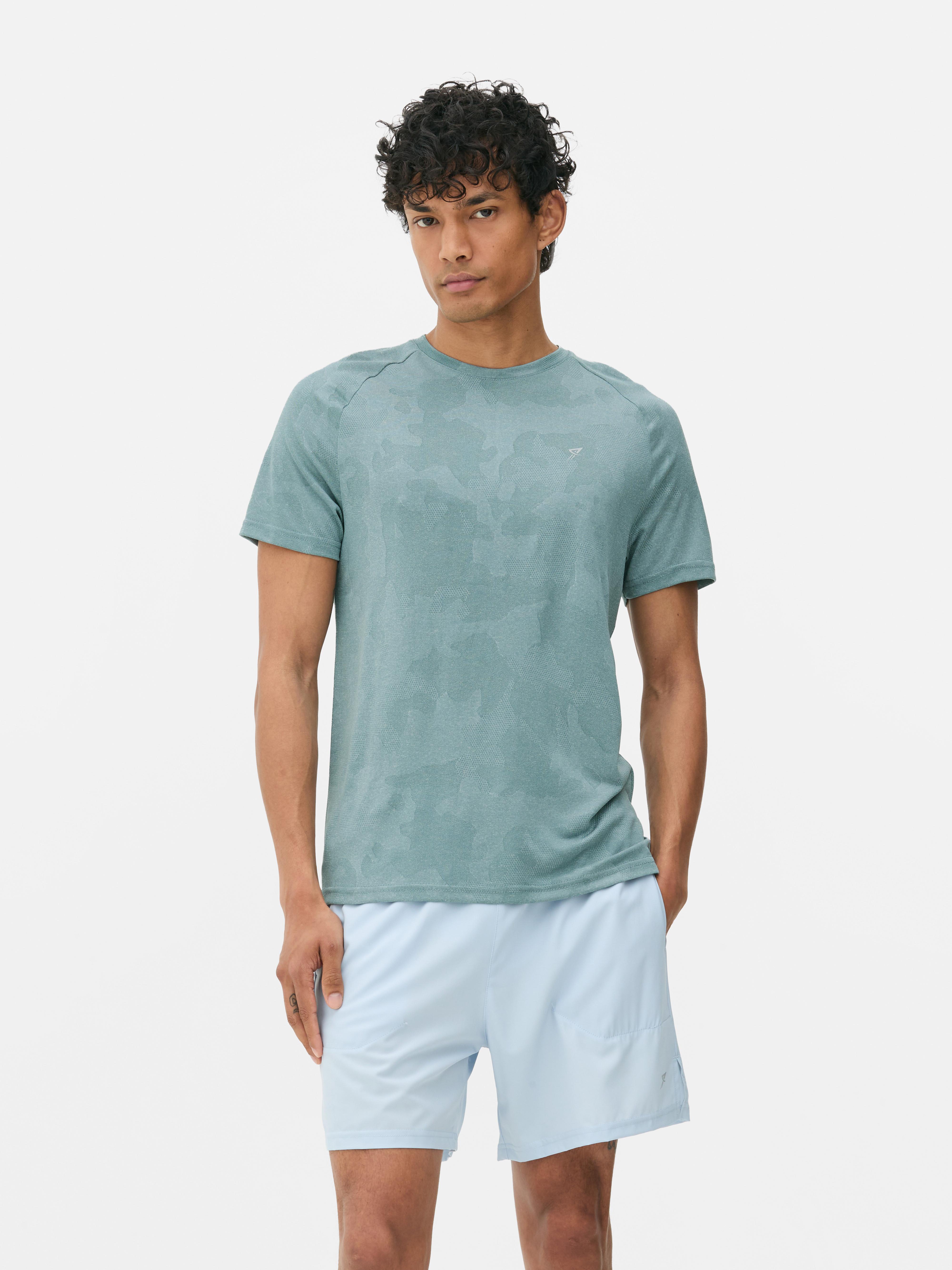 T-shirt desempenho texturada