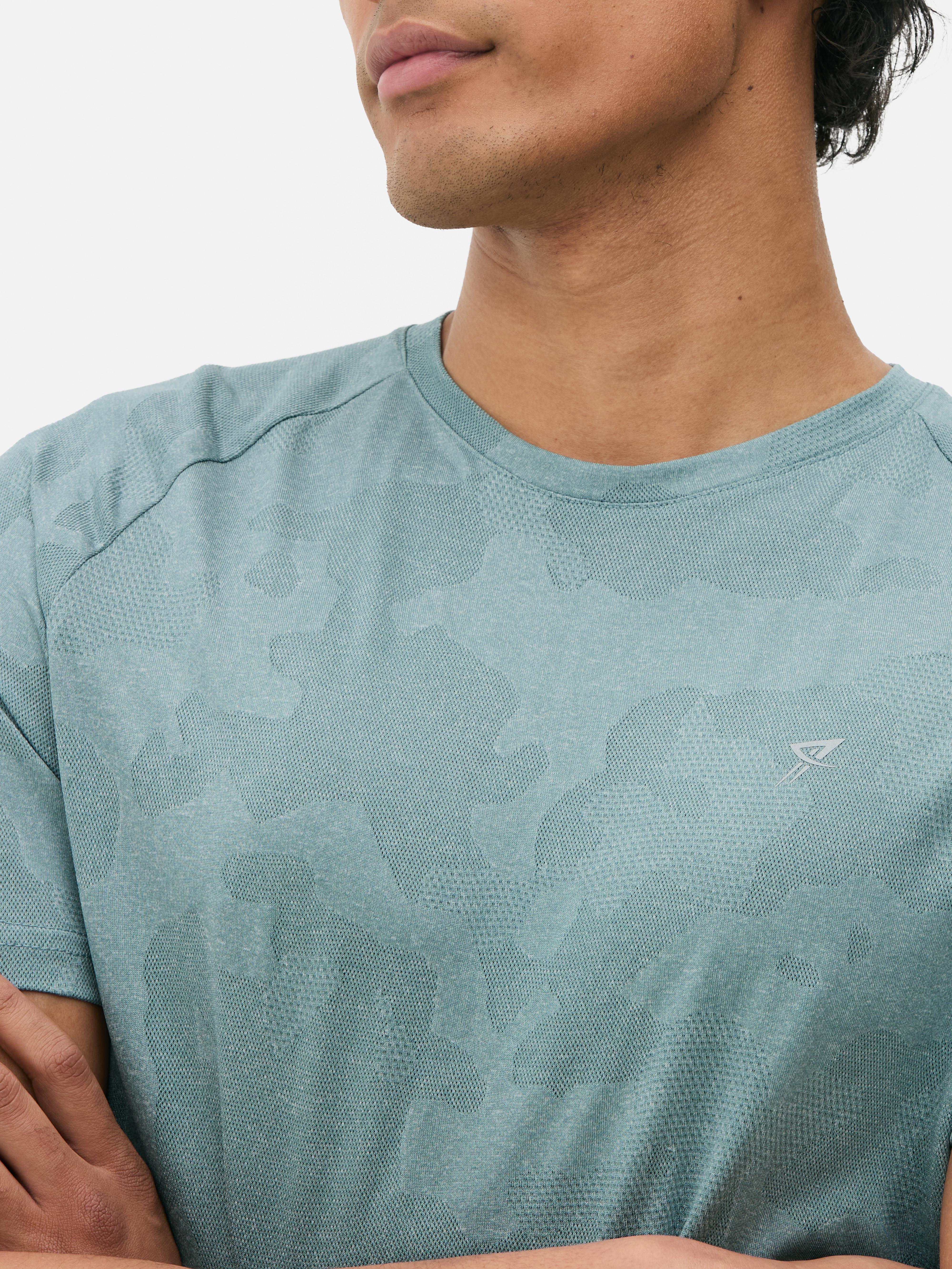 T-shirt desempenho texturada