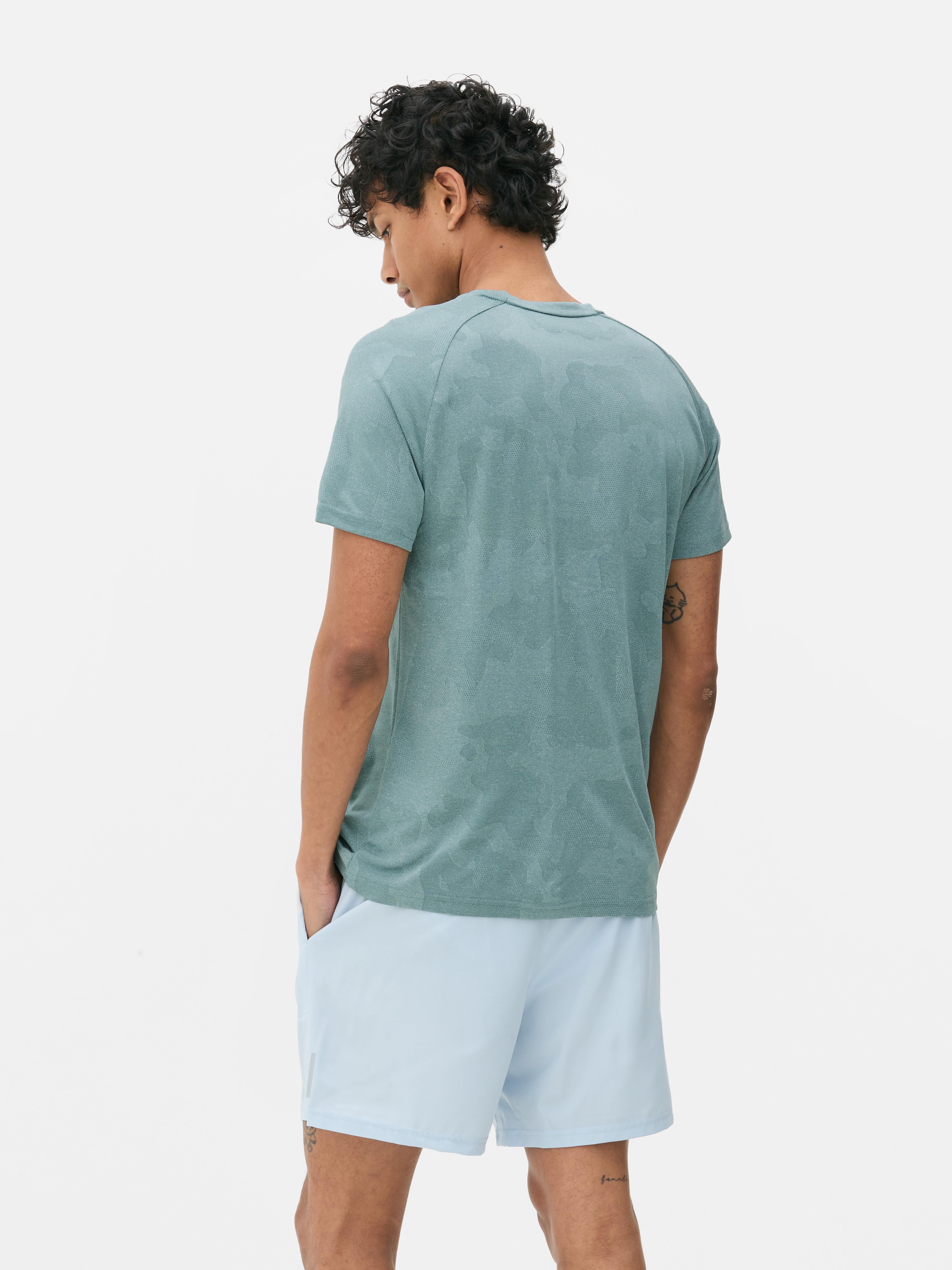 T-shirt desempenho texturada