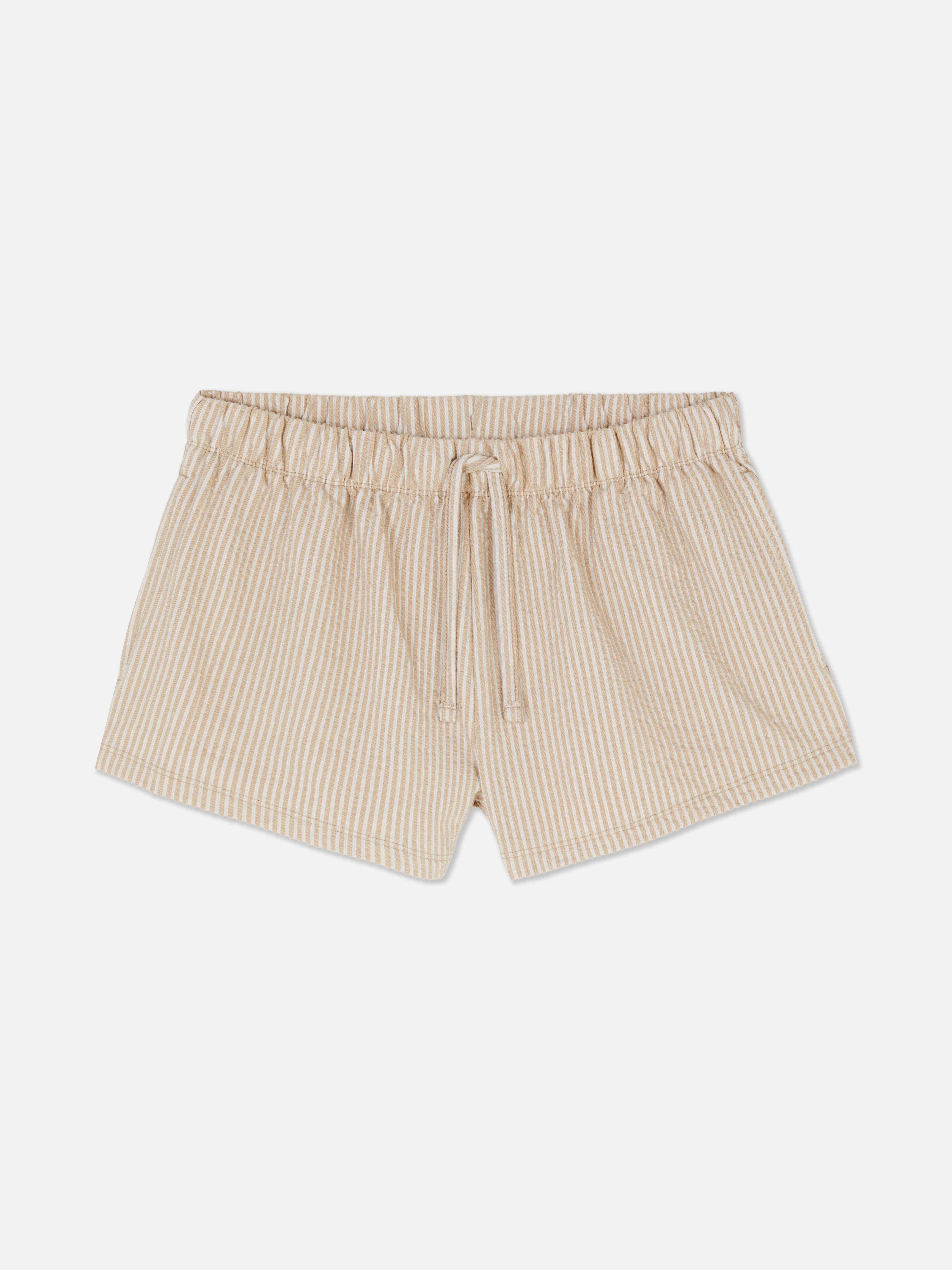 Striped Texture Shorts