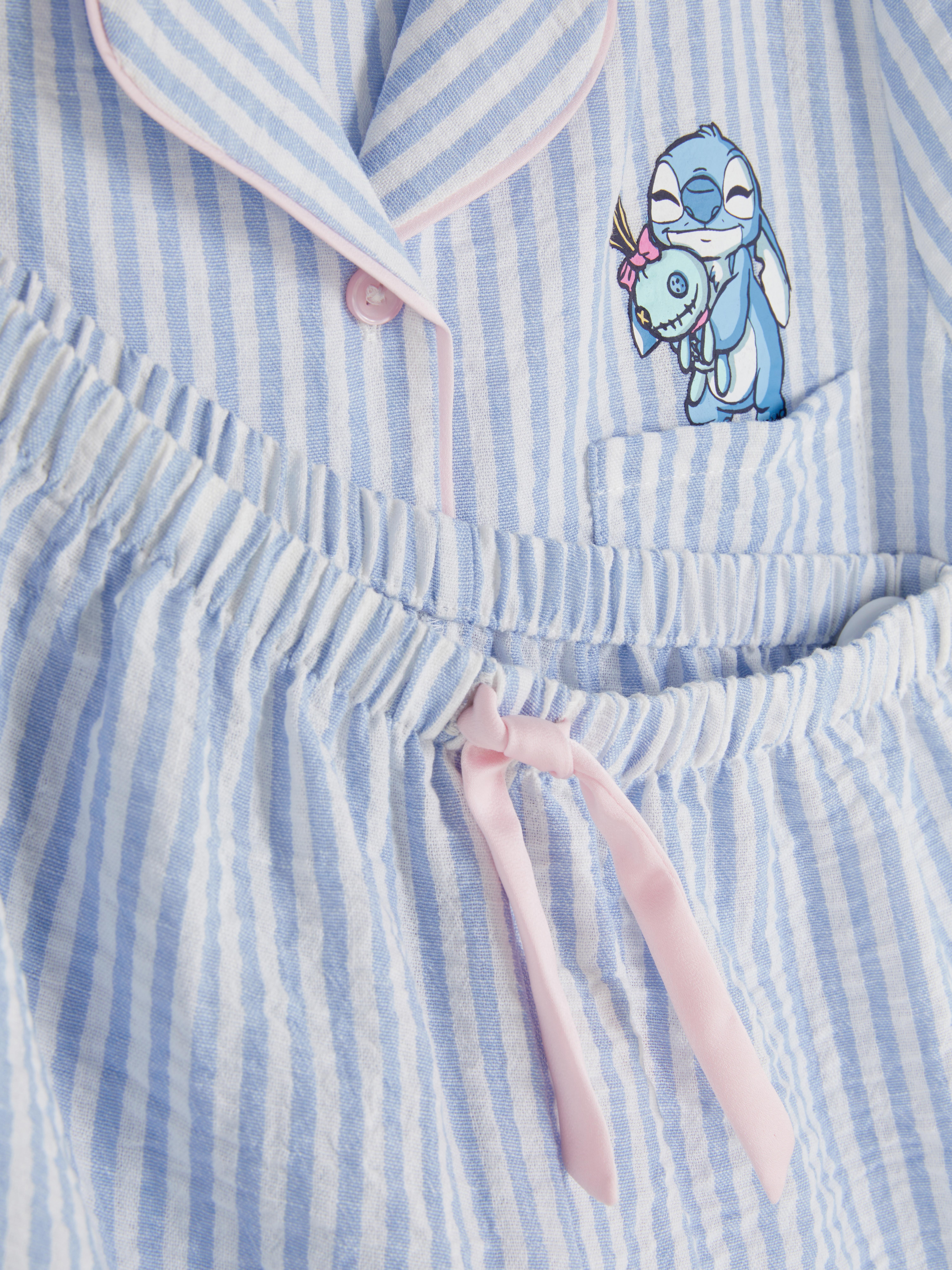 Disney Stitch csíkos pizsama