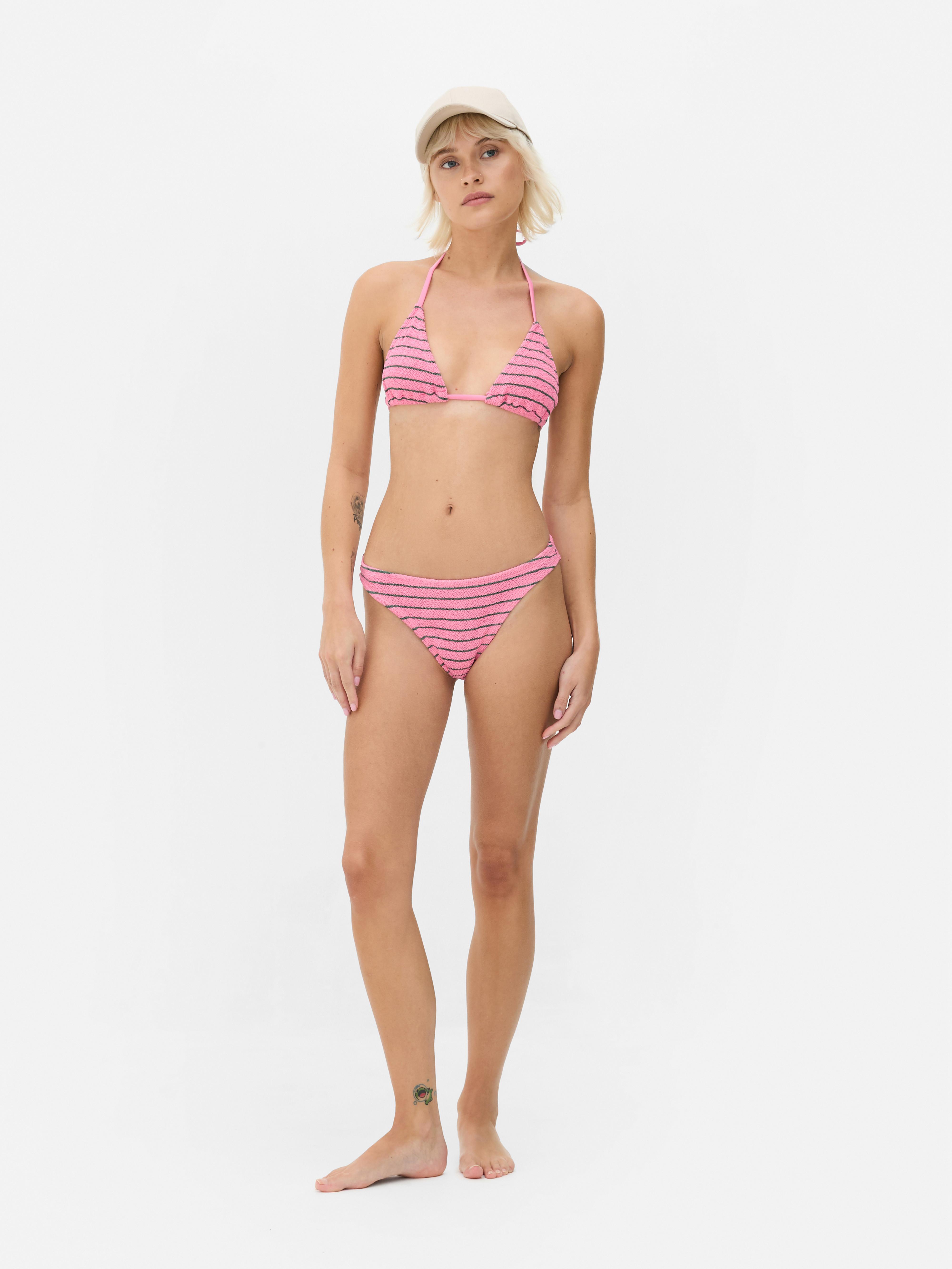 Crinkle Triangle Bikini Top
