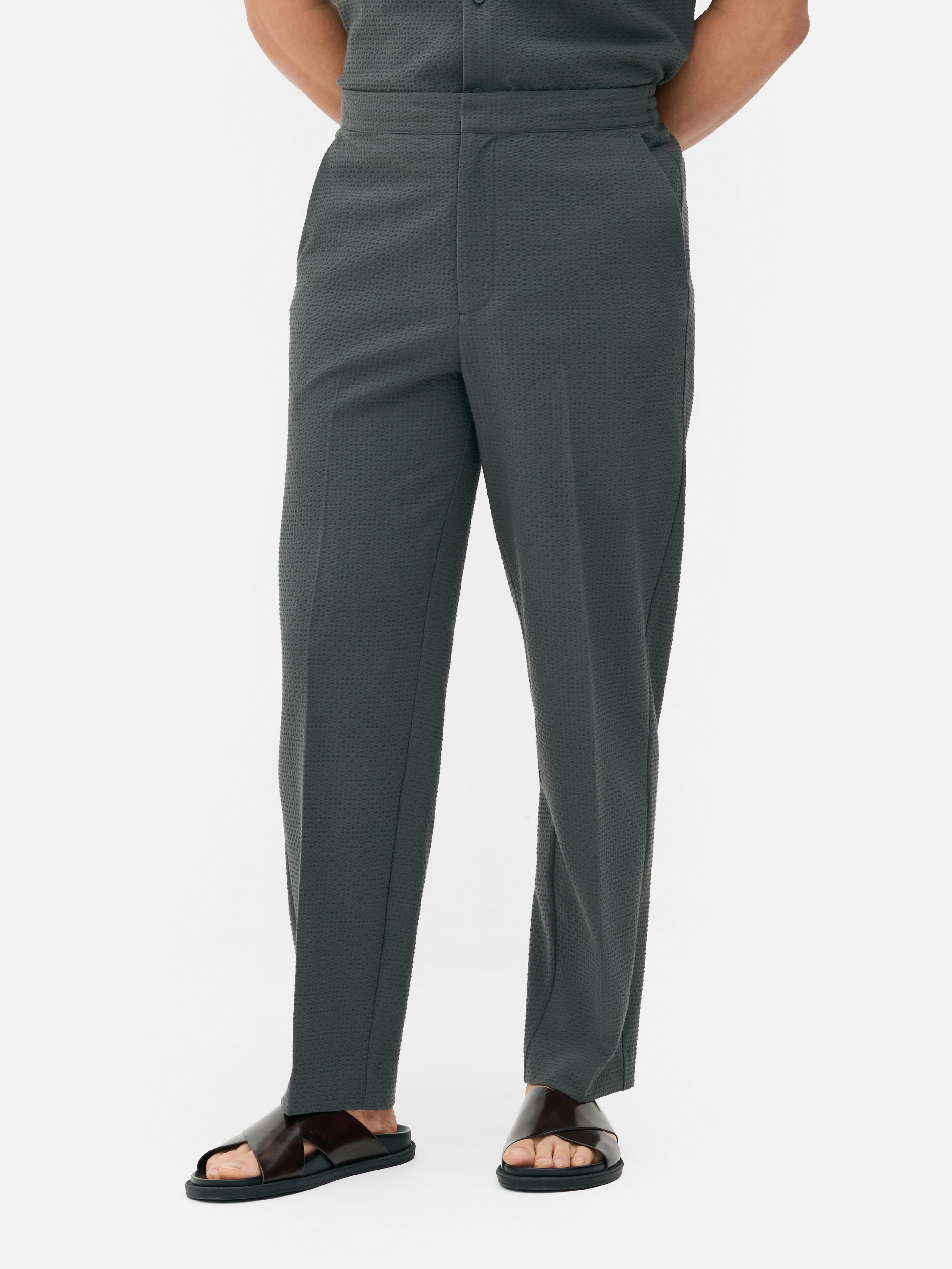 Resort Pants (Seersucker Field Cream) – The Paper Bunny