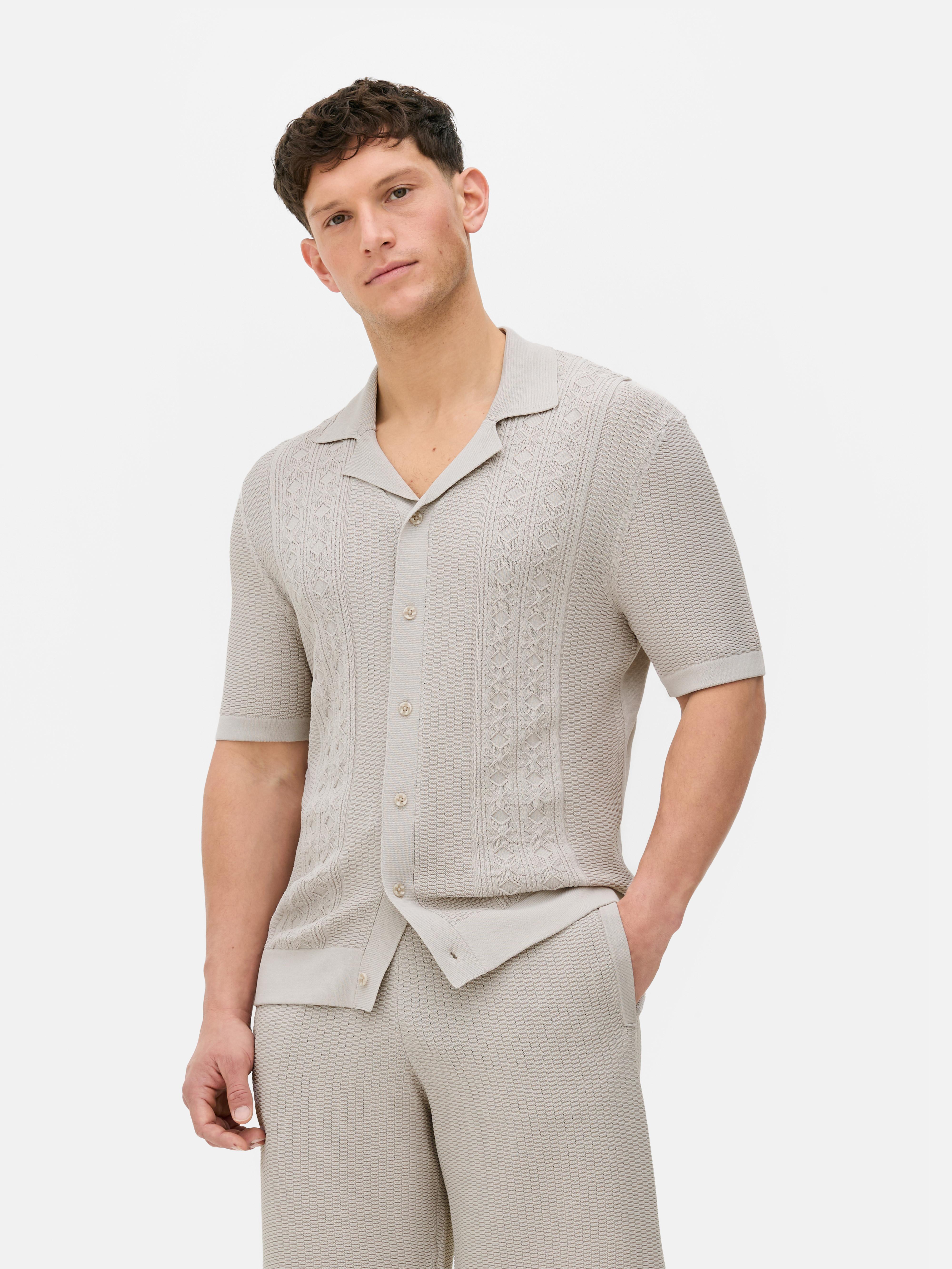 Men's Navy Kem Seersucker Shirt | Primark