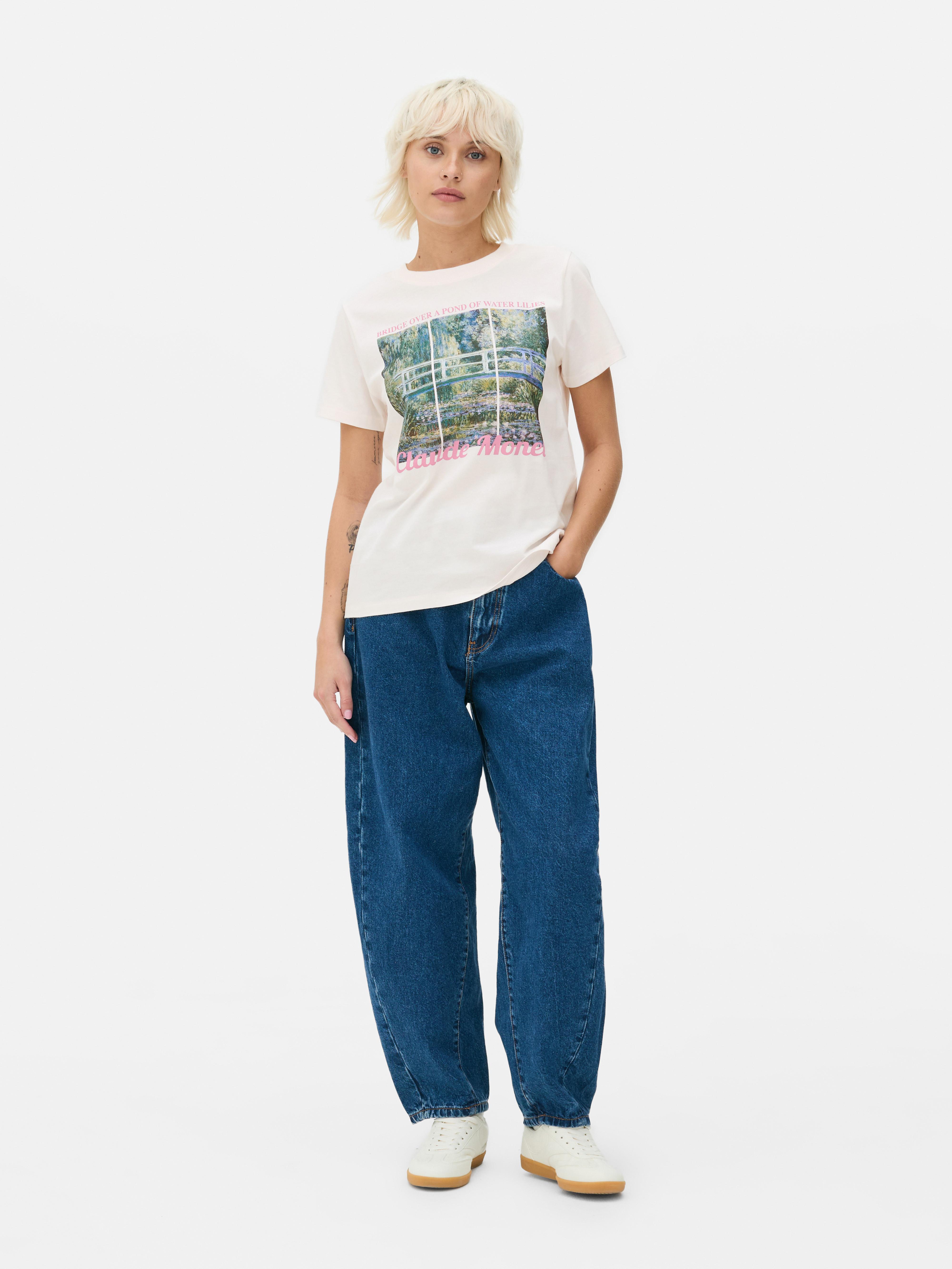 „Claude Monet“ T-Shirt mit Kunstprint