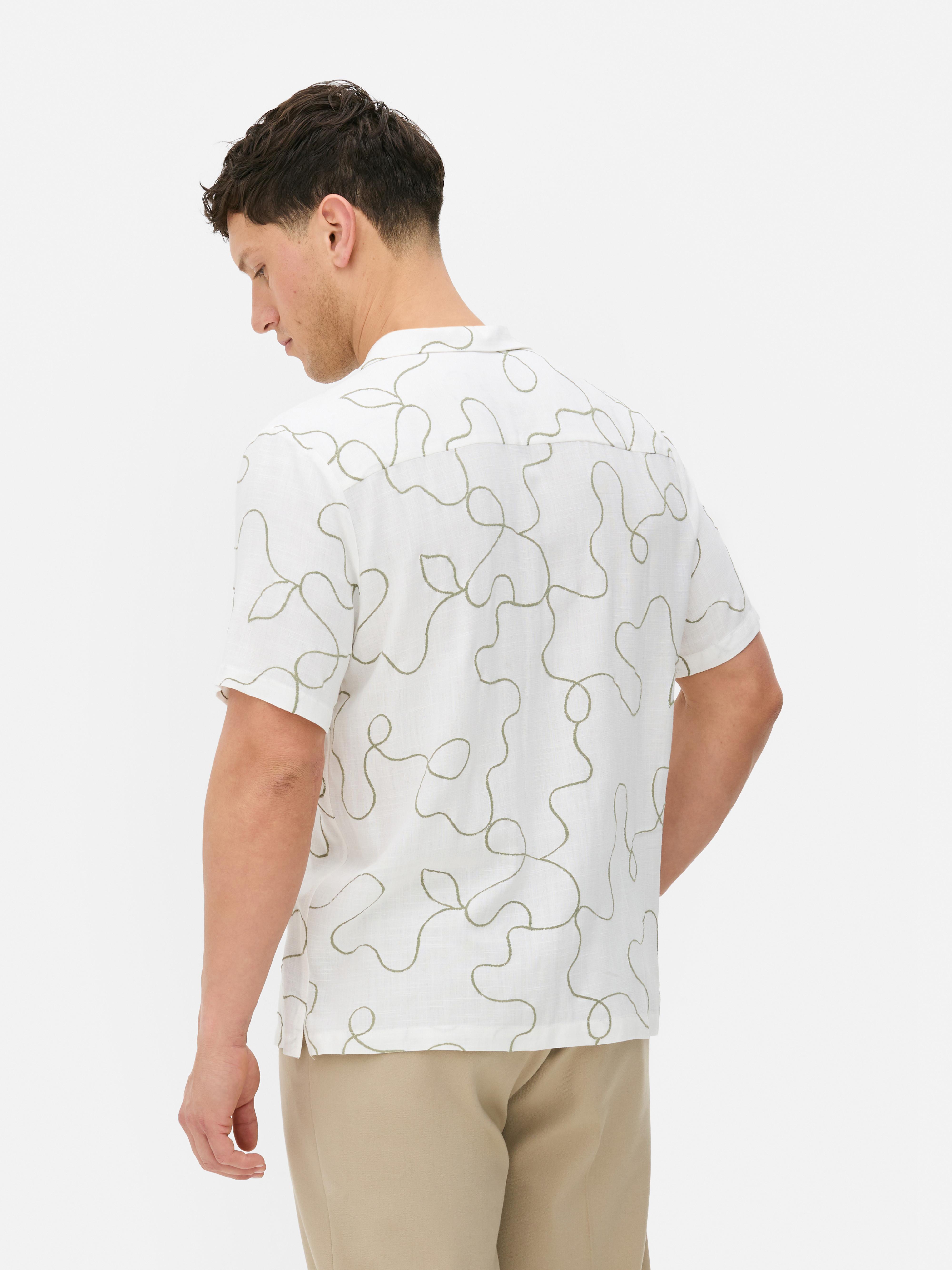Kem Flocked Swirls Shirt