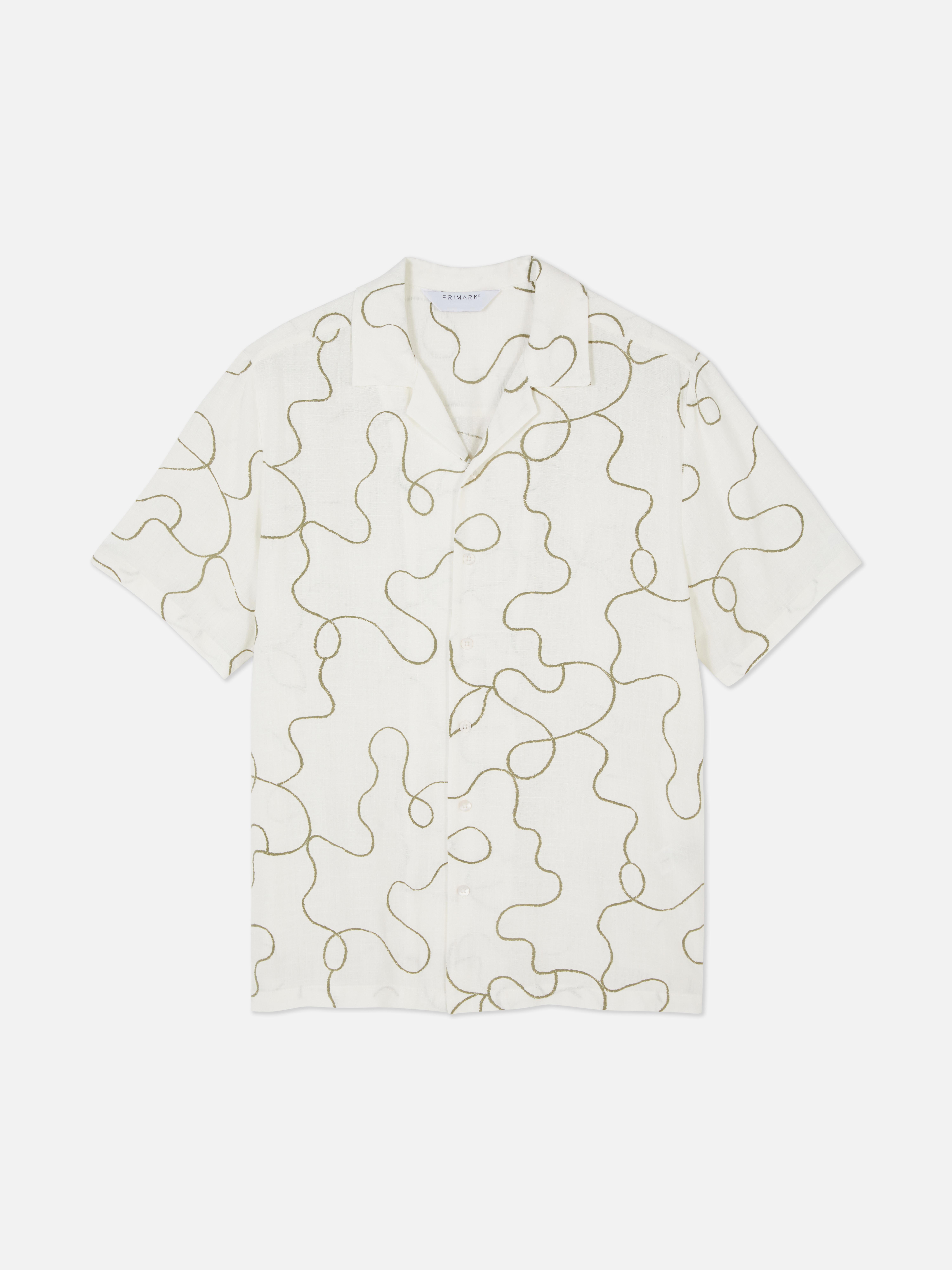 Kem Flocked Swirls Shirt