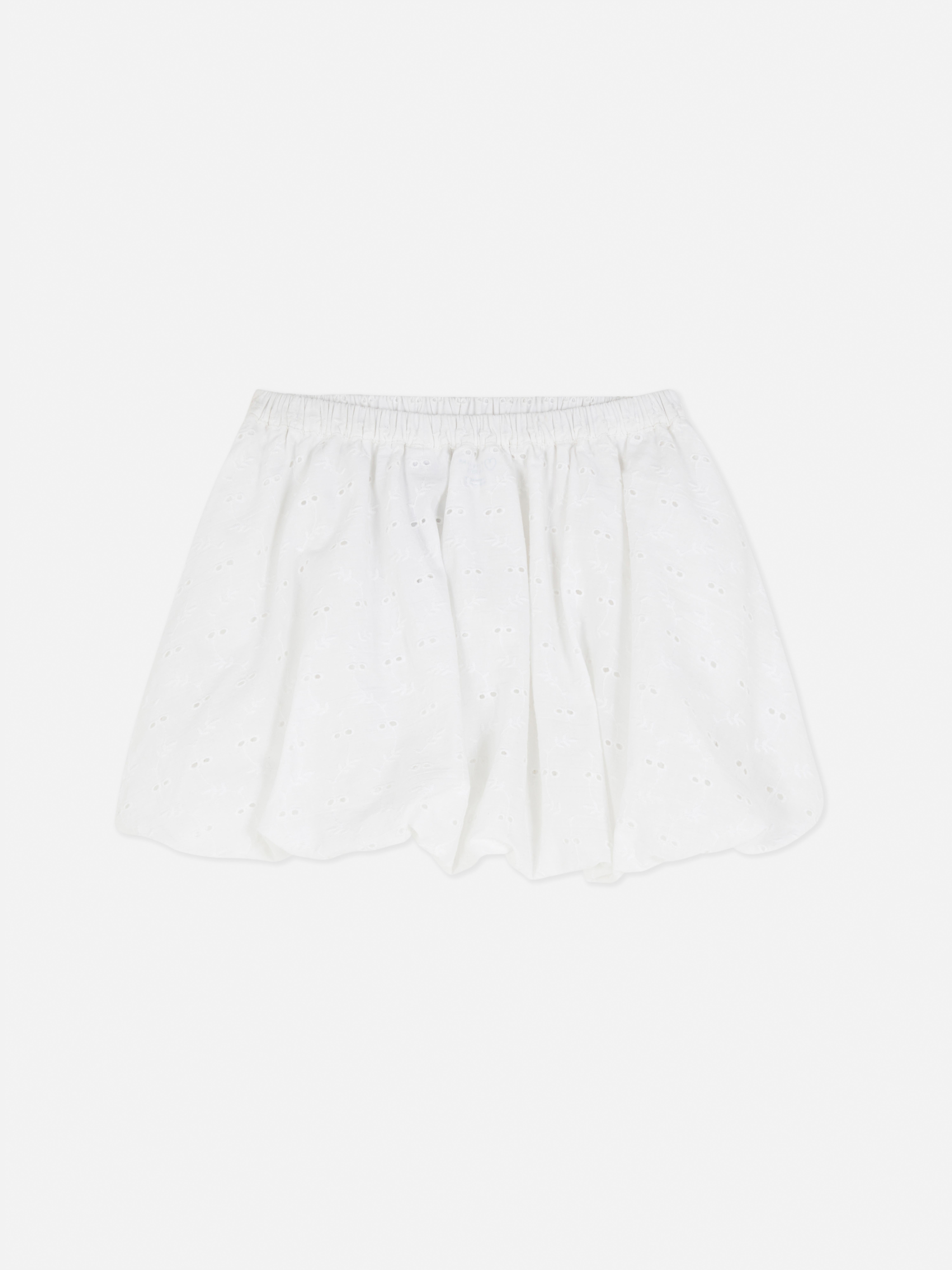 Broderie Bubble Mini Skirt