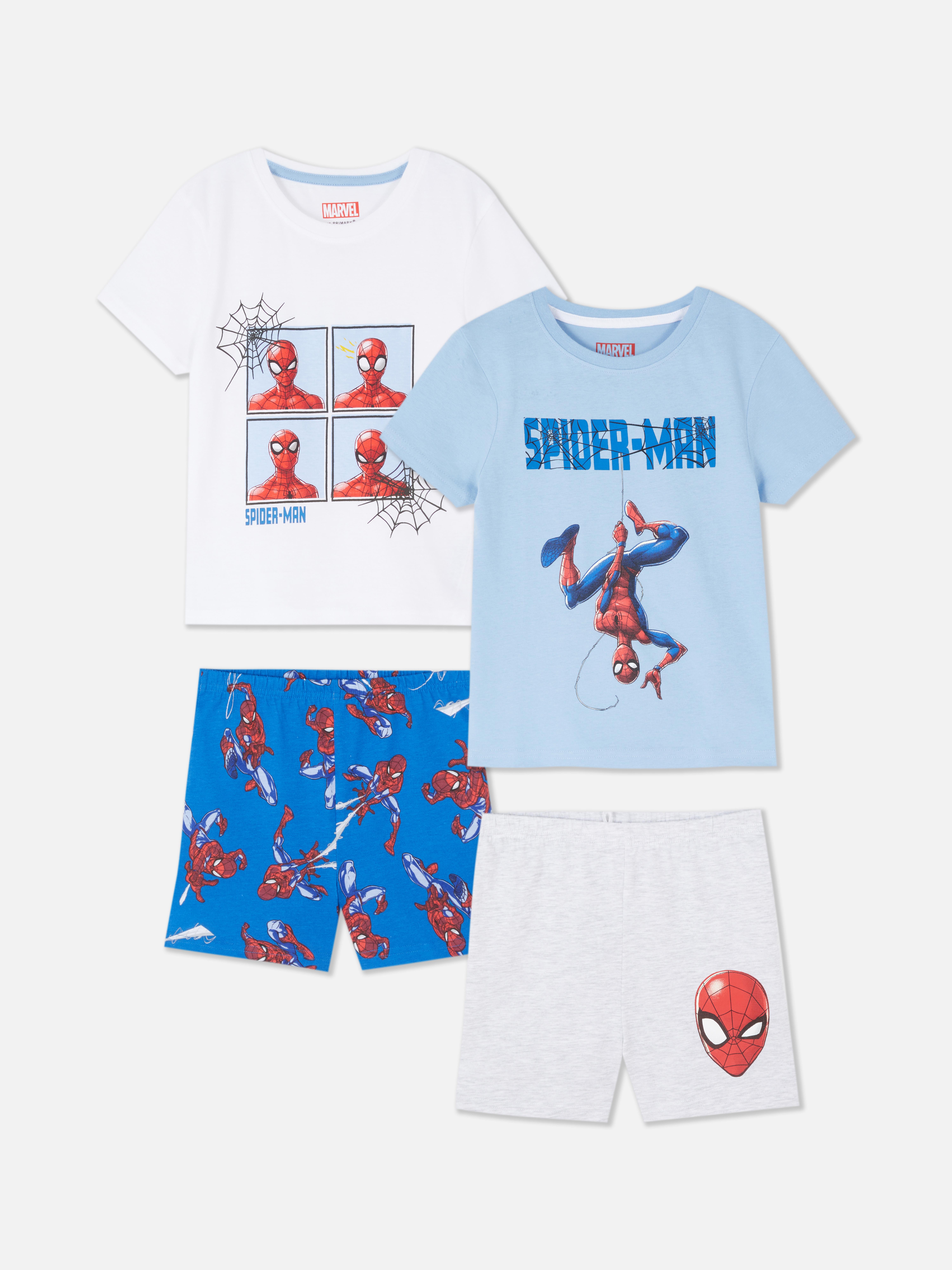 Pack 2 pijamas curtos MARVEL Homem-Aranha