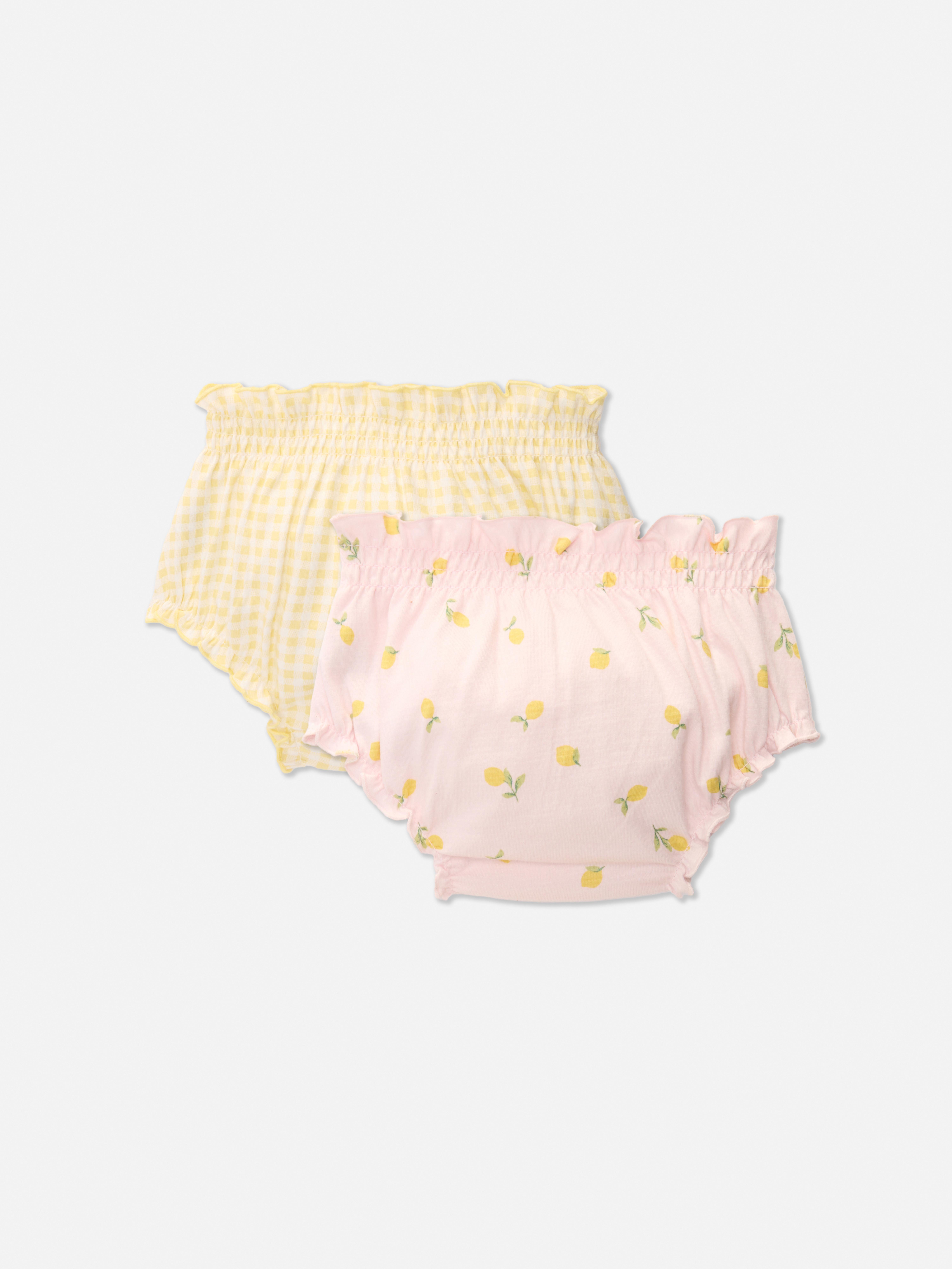 Bloomers voor pasgeborenen, set van 2