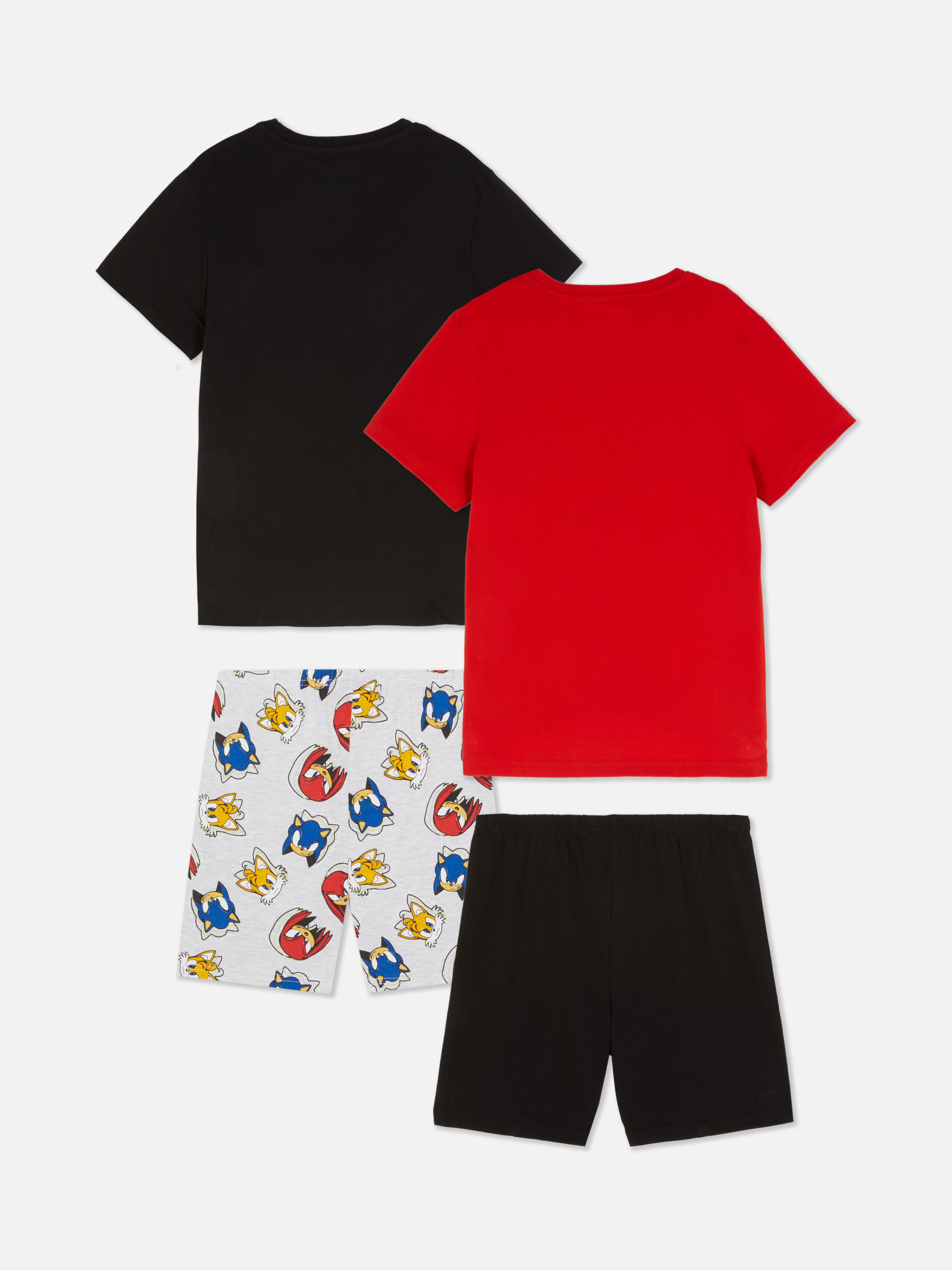 5-15 jr | Korte pyjama Sonic The Hedgehog, set van 2