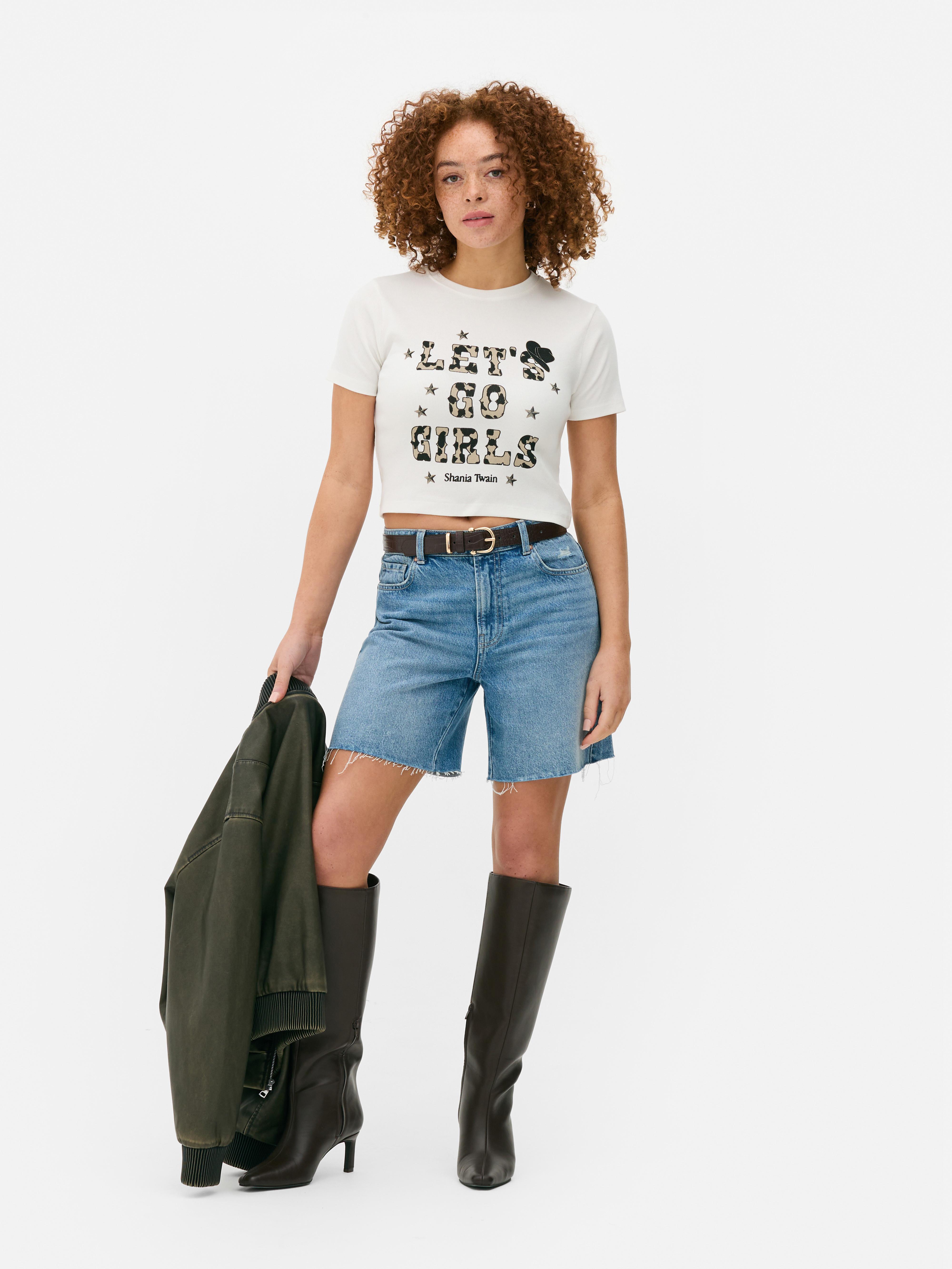 Camiseta corta de Shania Twain