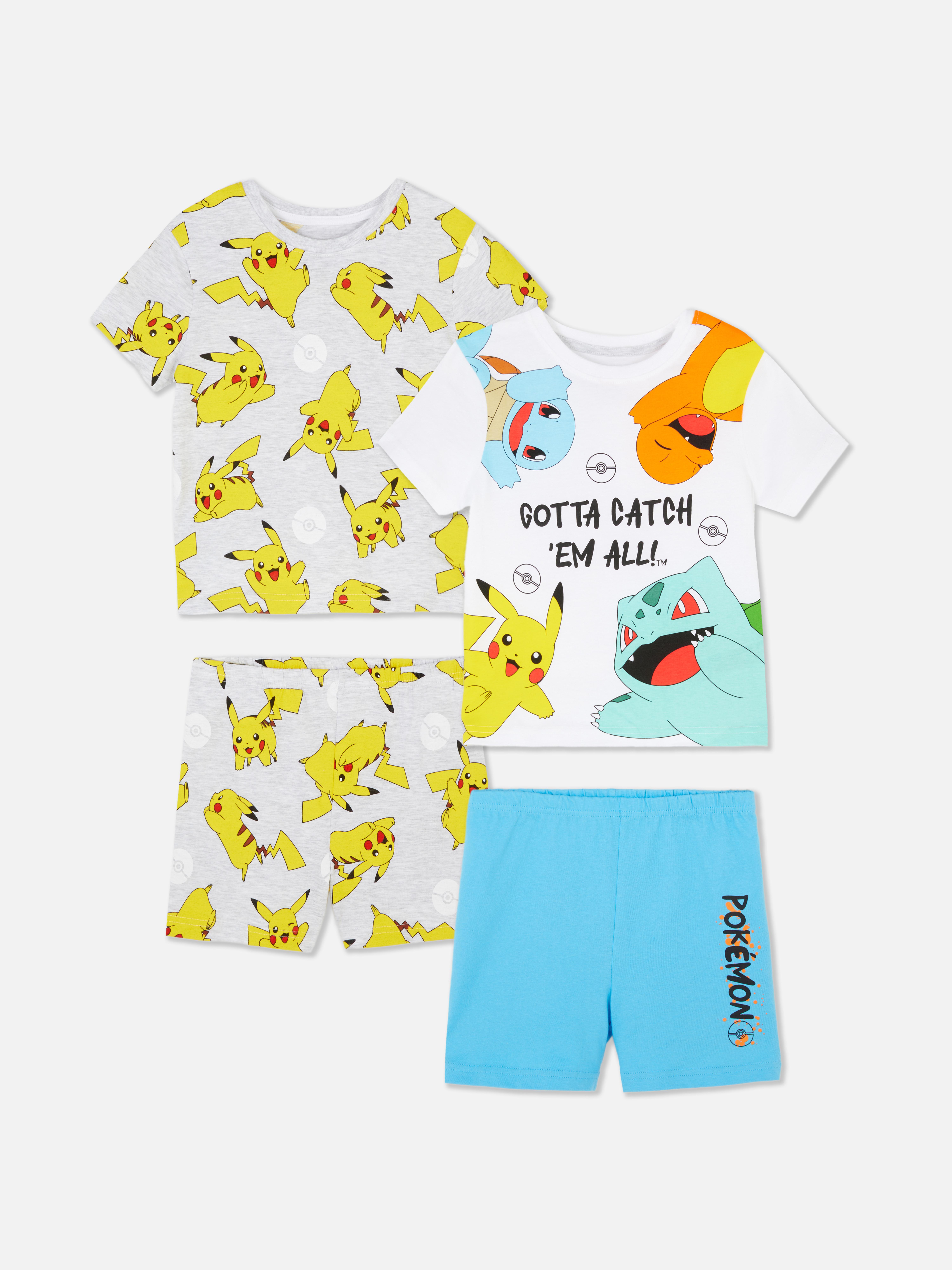 2pk Pokémon Graphic Short Pyjamas
