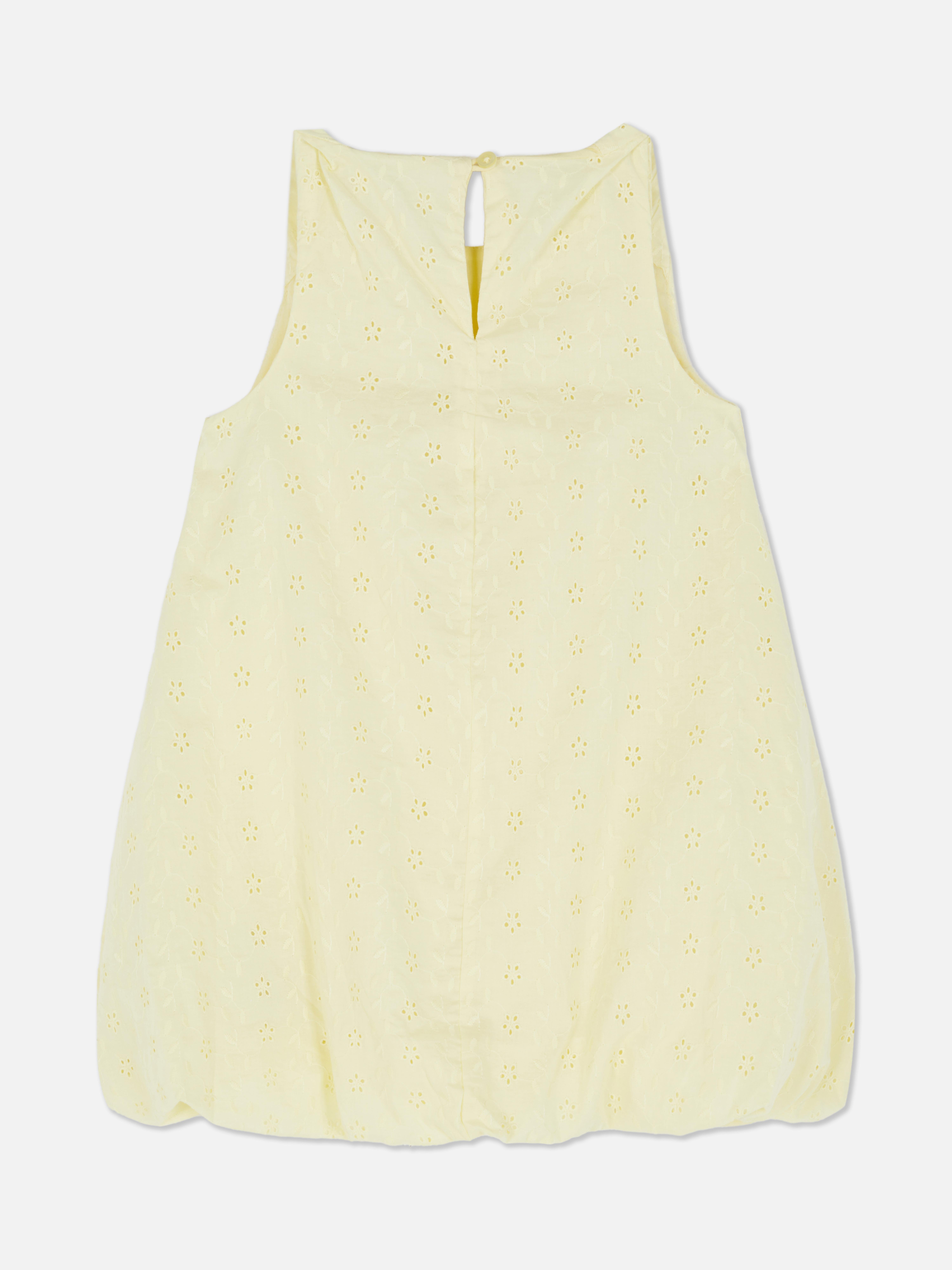 1,5-8 ani | Rochie cu tiv bufant și broderie englezească
