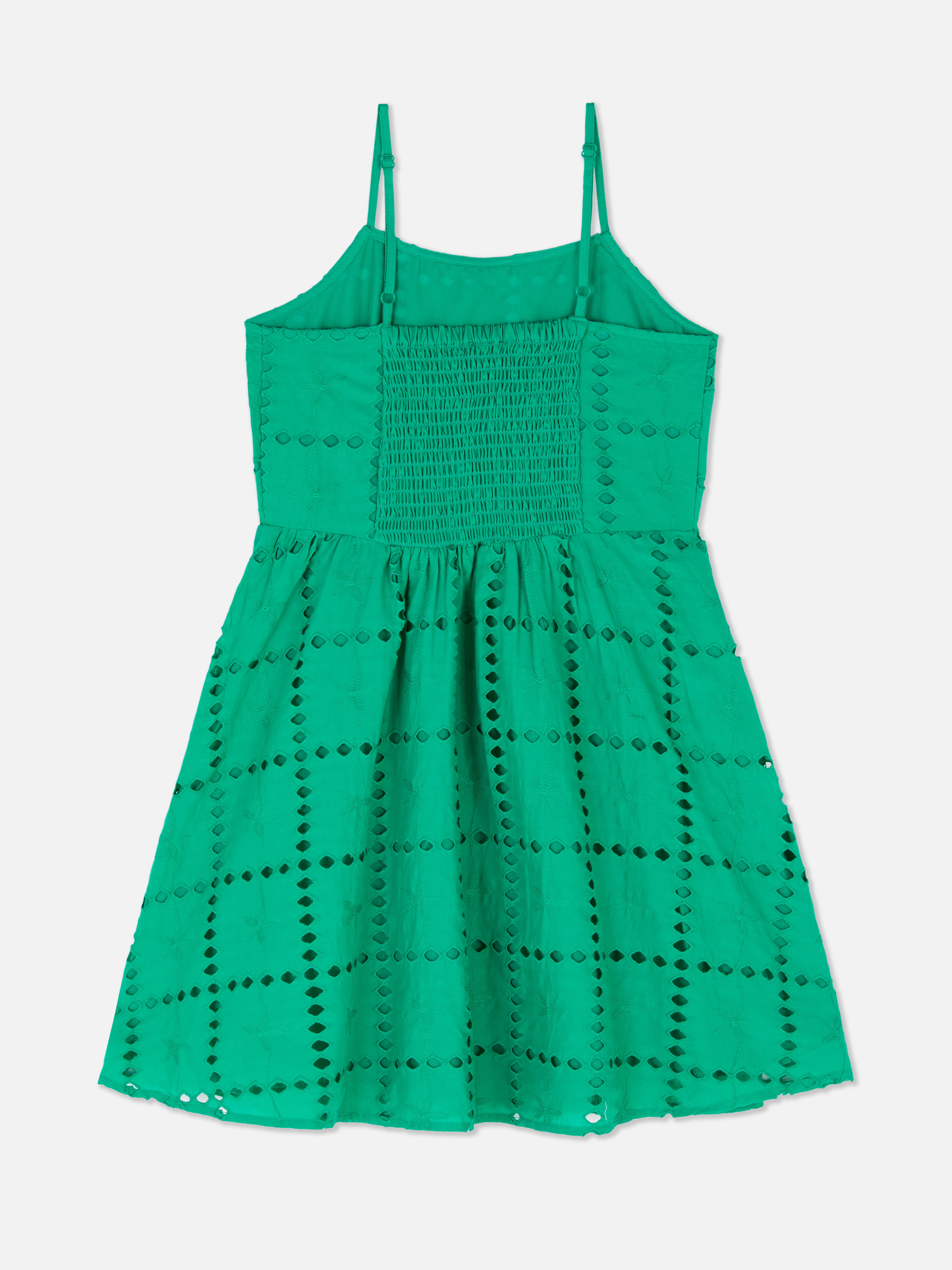 Kleid mit Lochstickerei