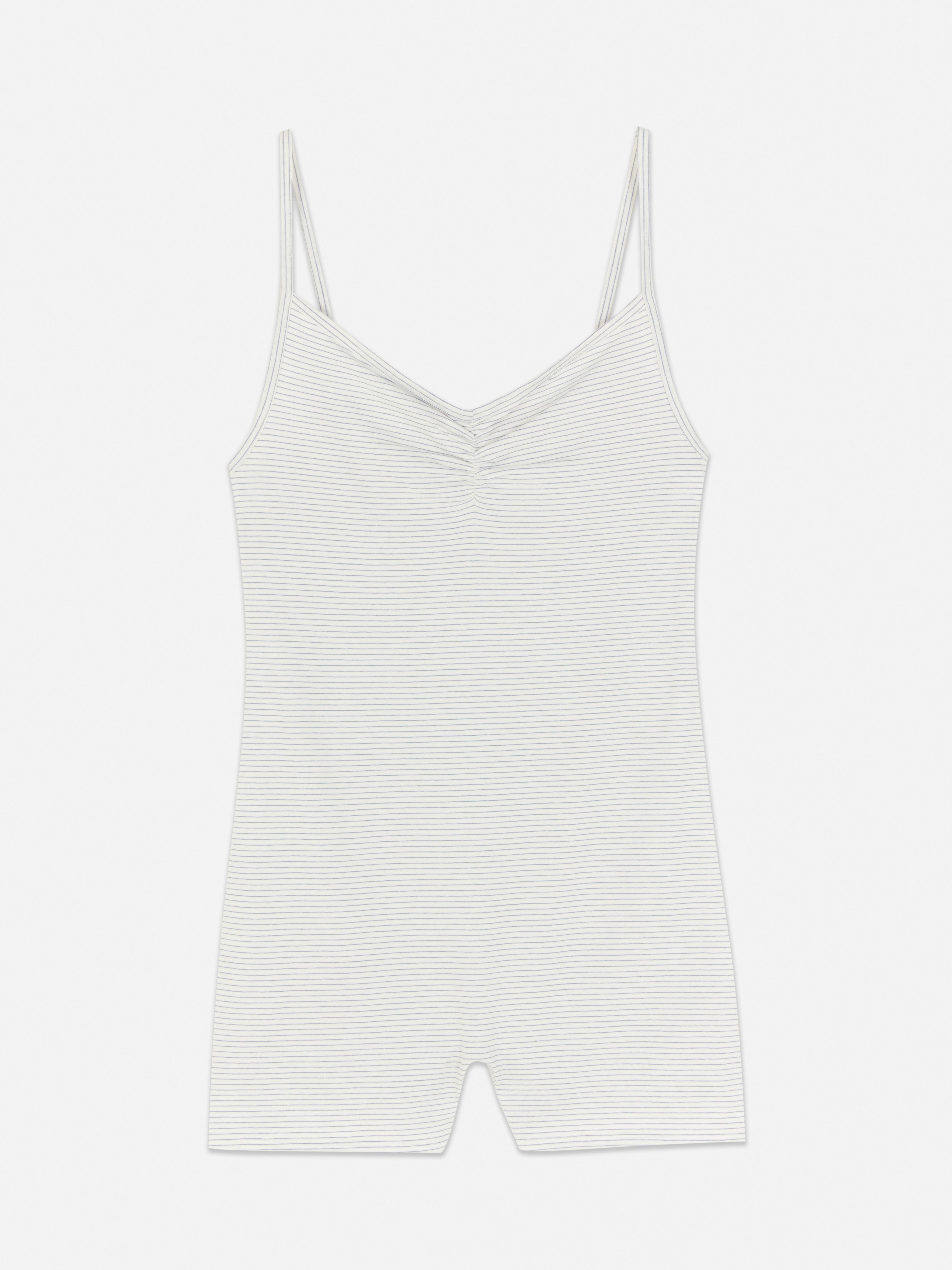 Body short stretch sans manches
