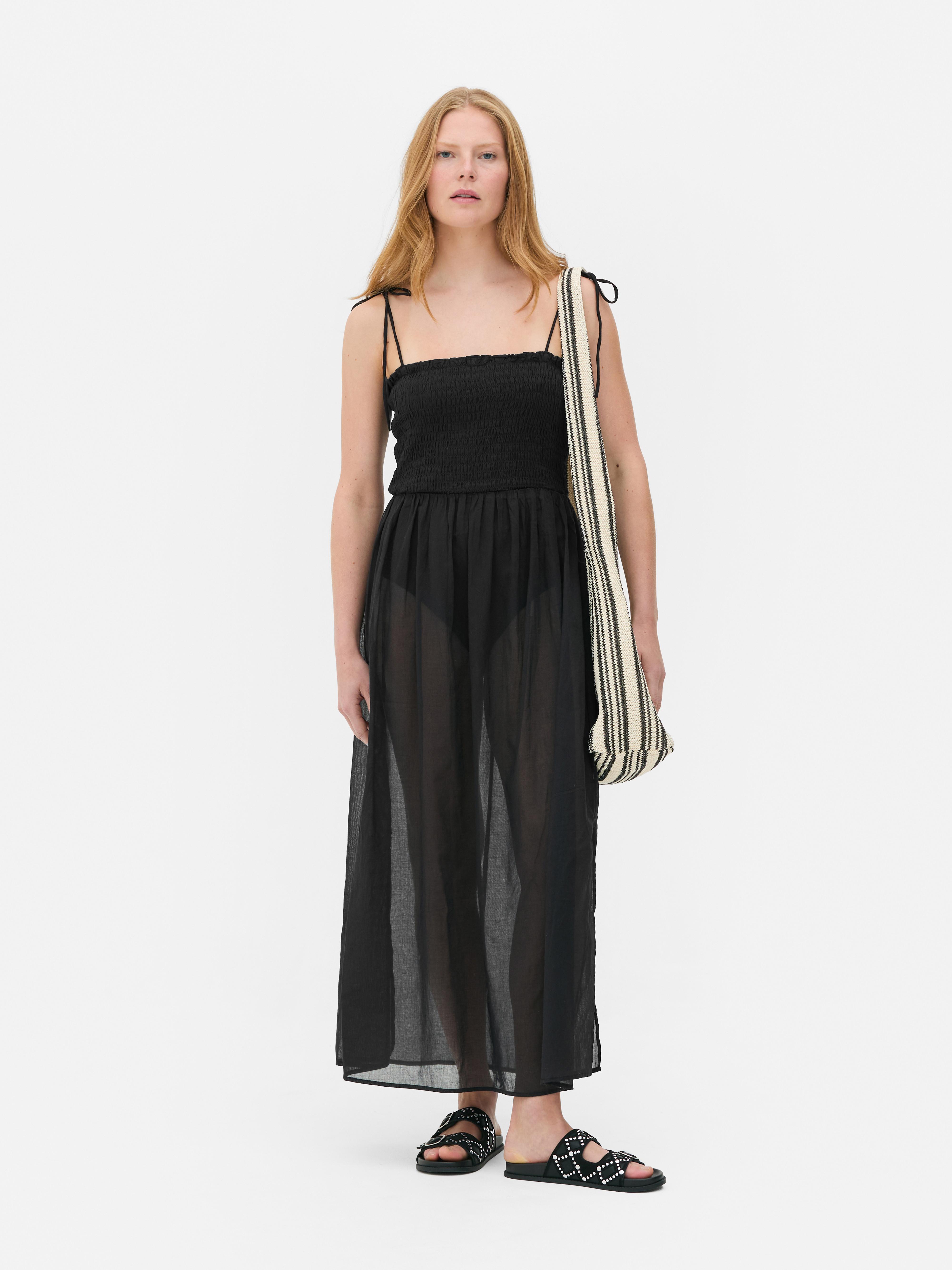 Gesmoktes Midikleid