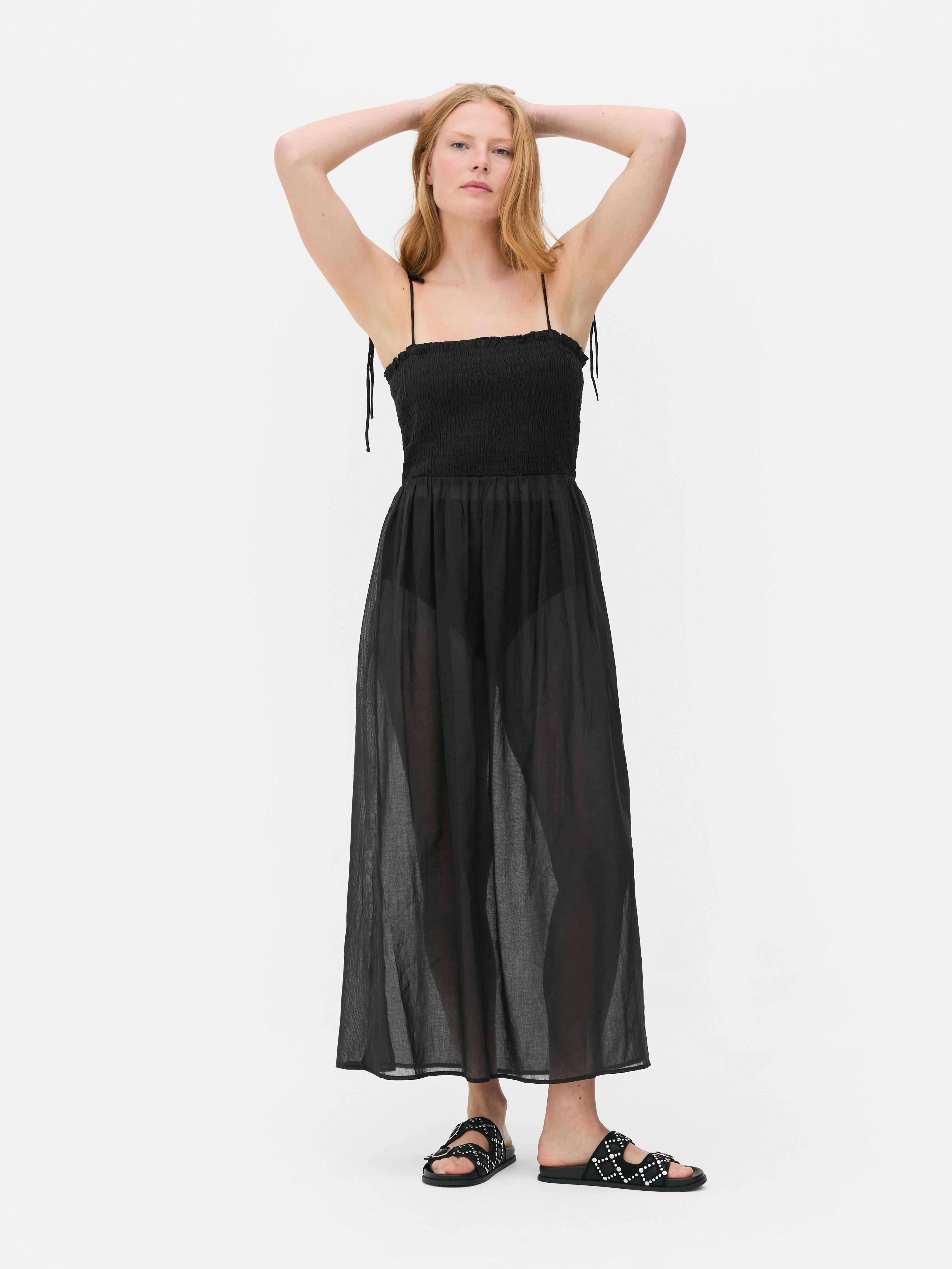 Gesmoktes Midikleid