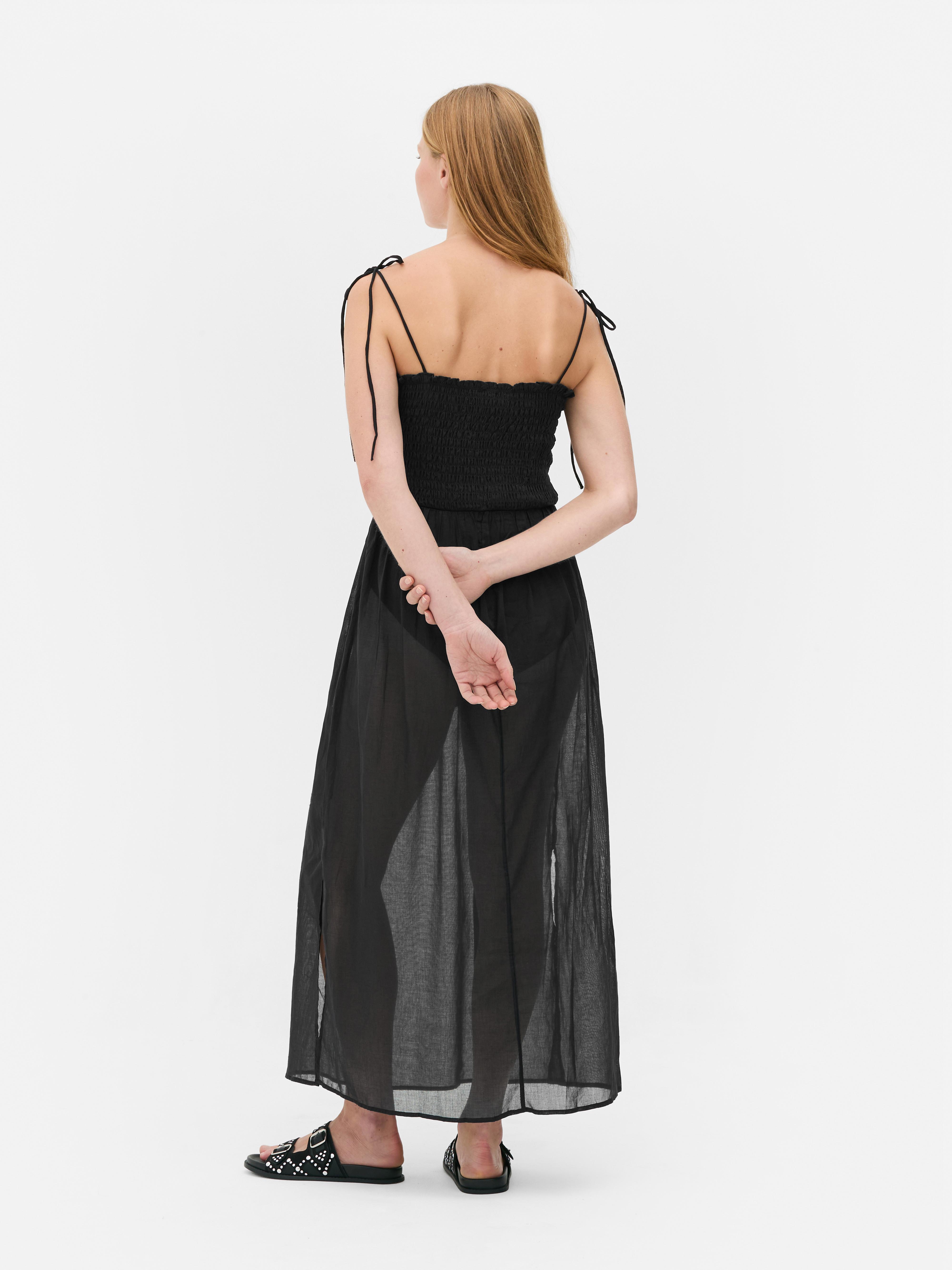 Gesmoktes Midikleid