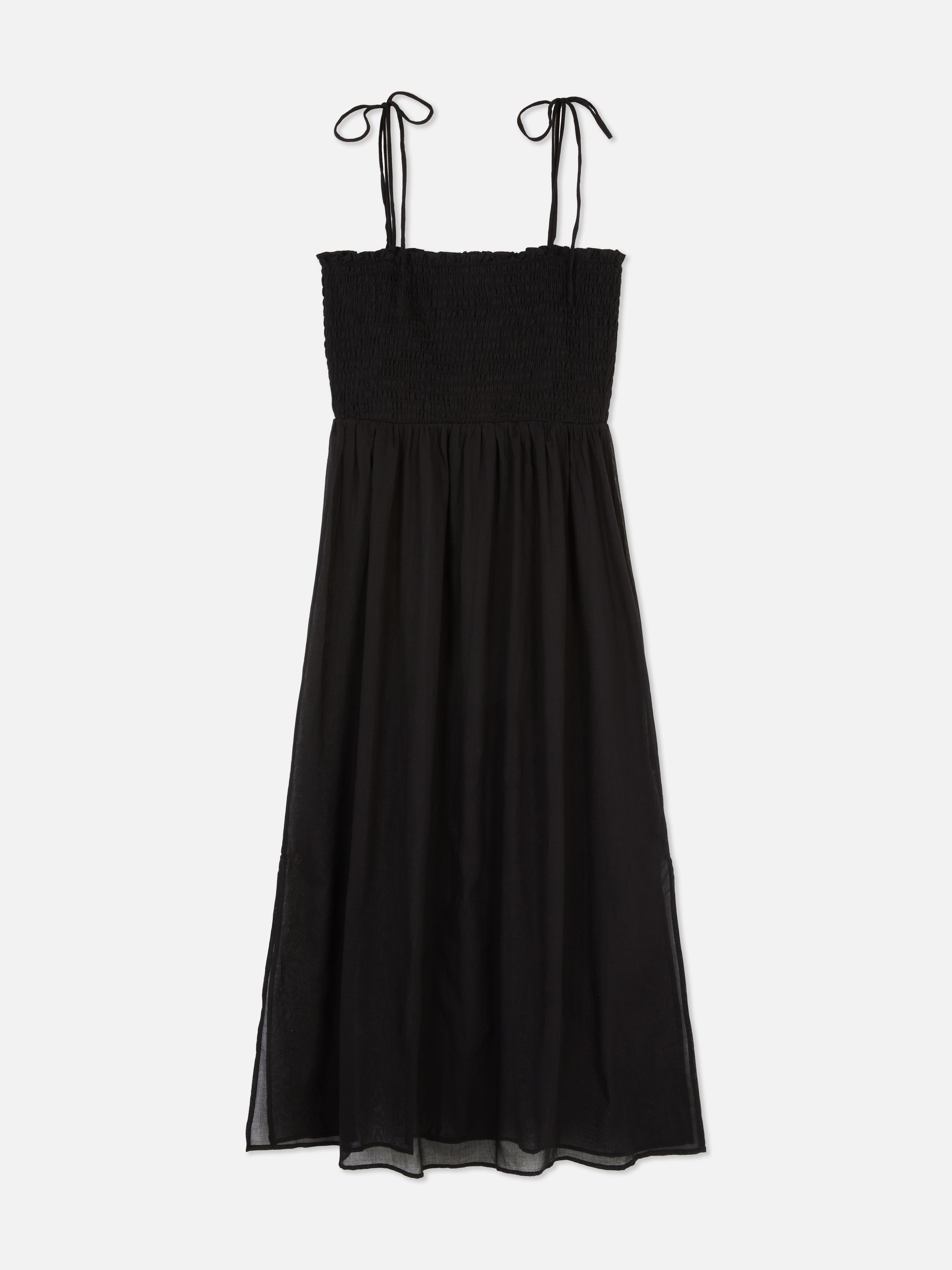 Gesmoktes Midikleid